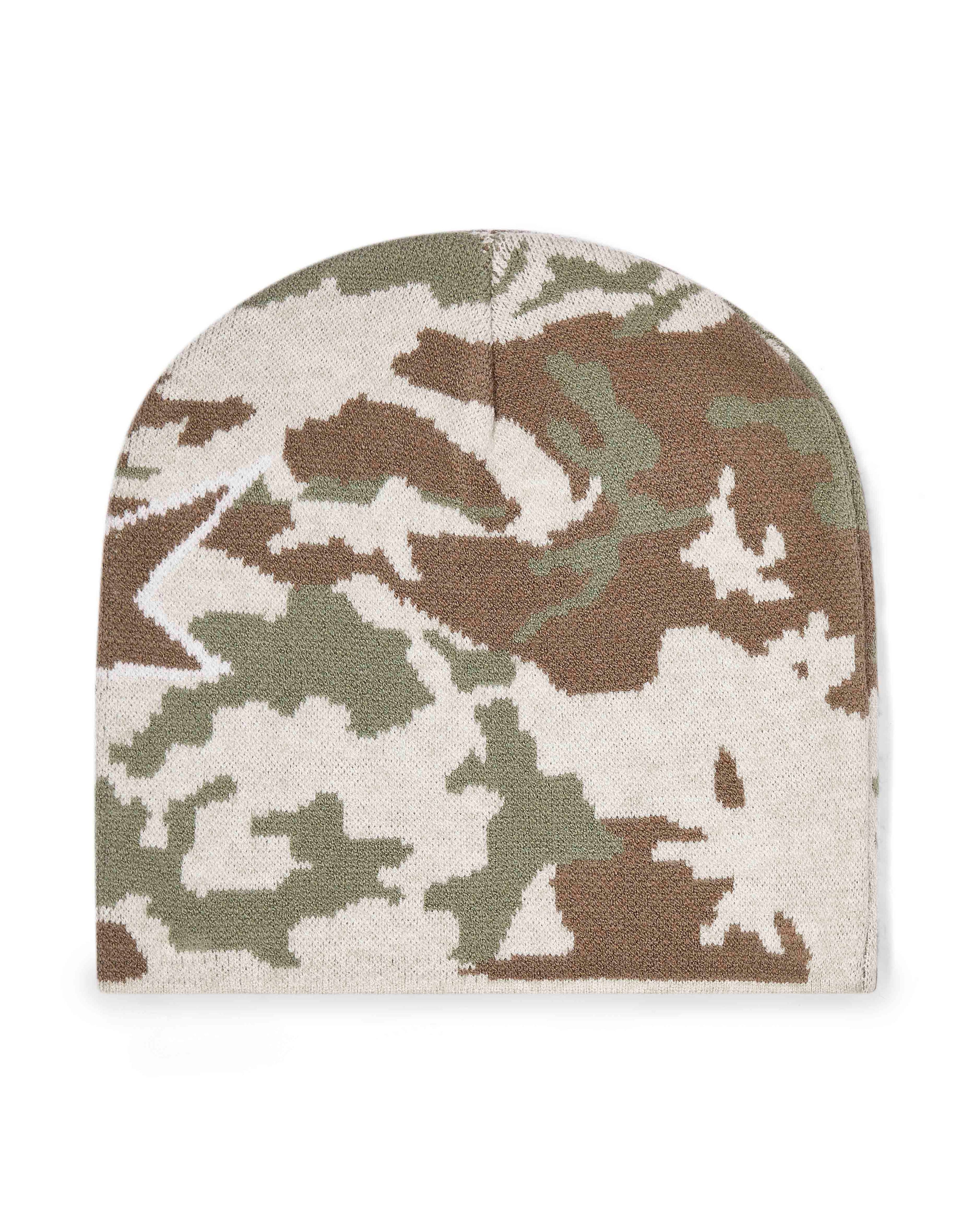 Trapstar TS Star Beanie - Green Camo