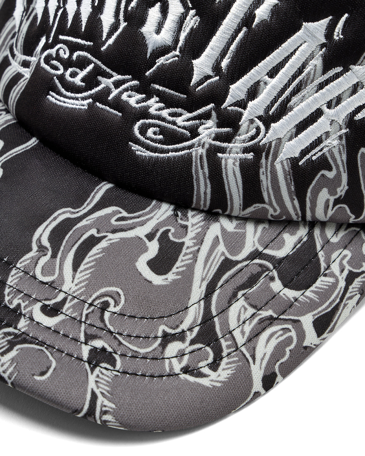 Trapstar x Ed Hardy Flame Trucker - Black