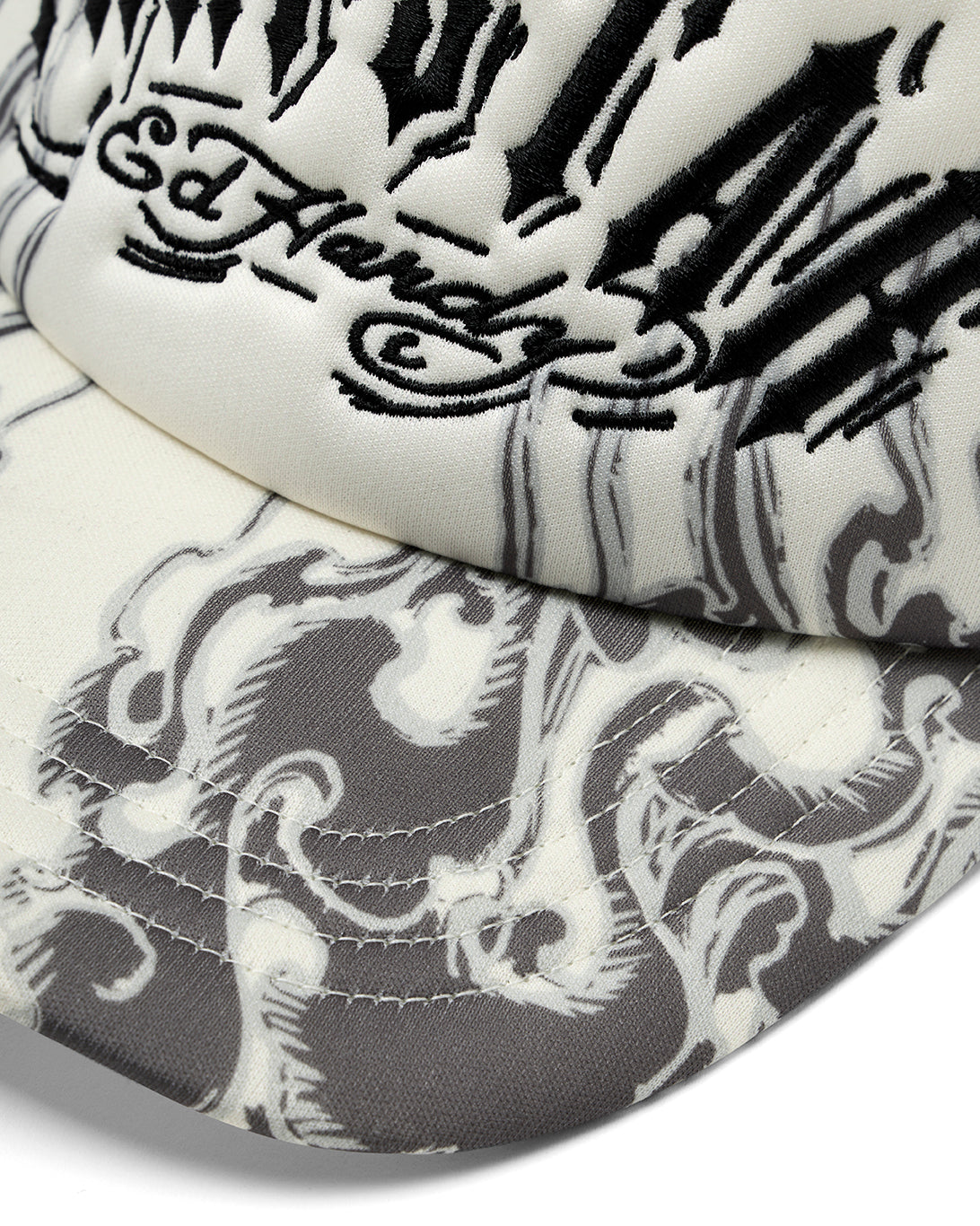 Trapstar x Ed Hardy Flame Trucker - Natural