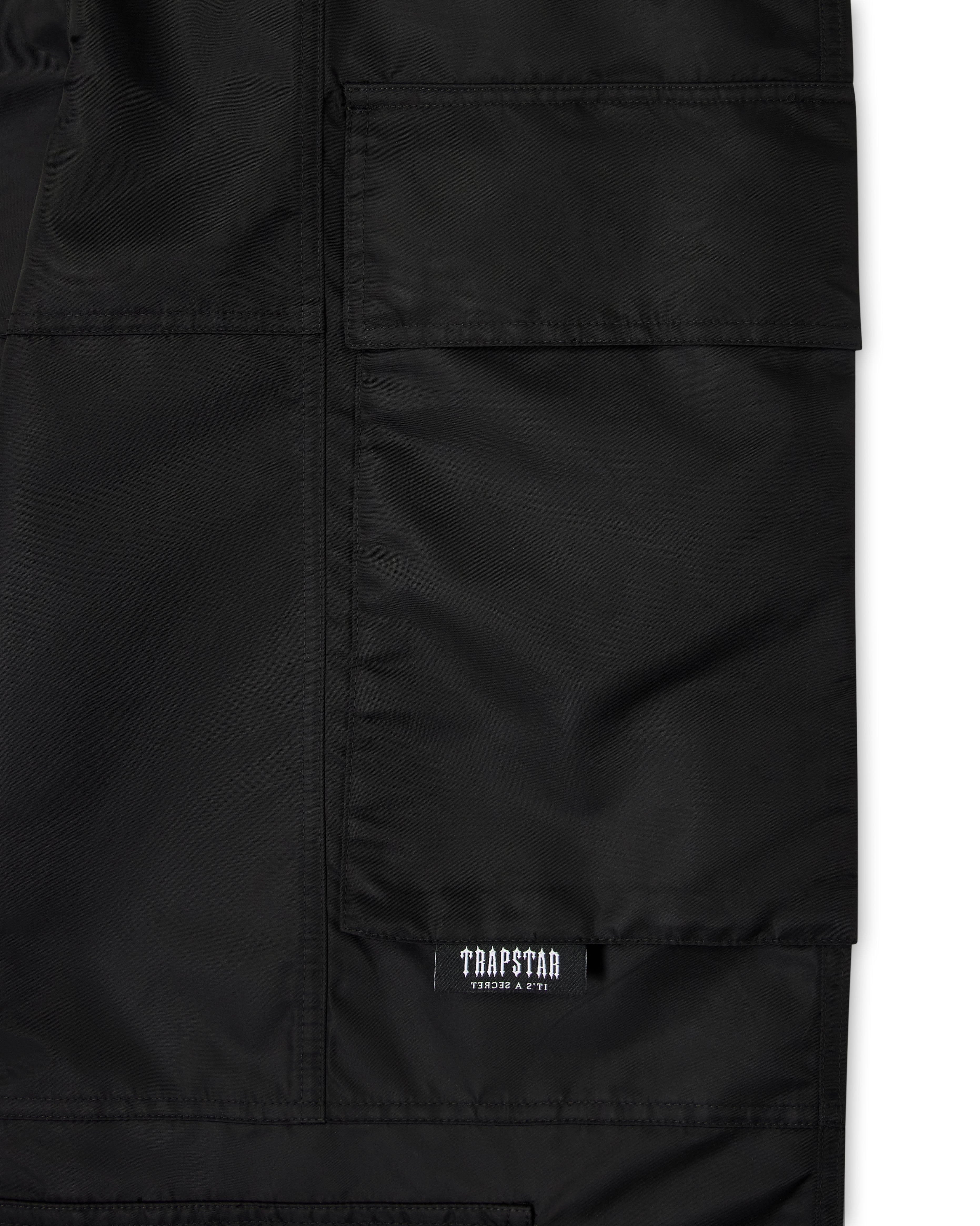 Trapstar x Ed Hardy Hell Cat Cargos - Black