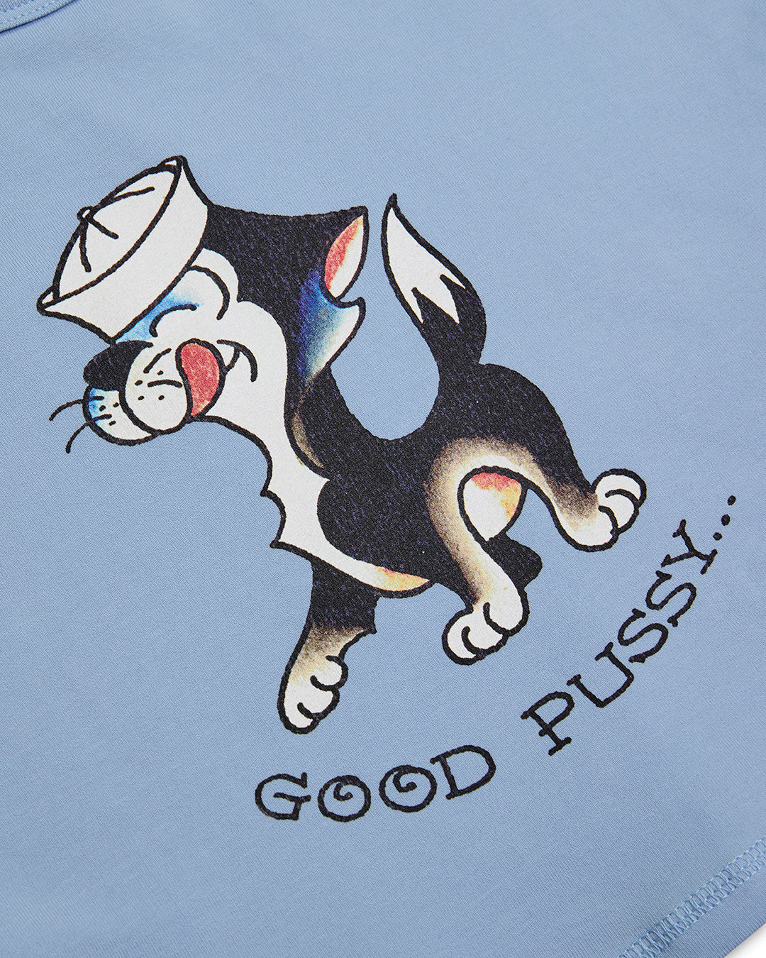 Trapstar x Ed Hardy Women's Good Pussy Vest - Baby Blue