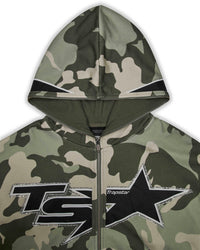 TS Star Camo Hoodie - Green