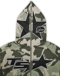 TS Star Camo Hoodie - Green