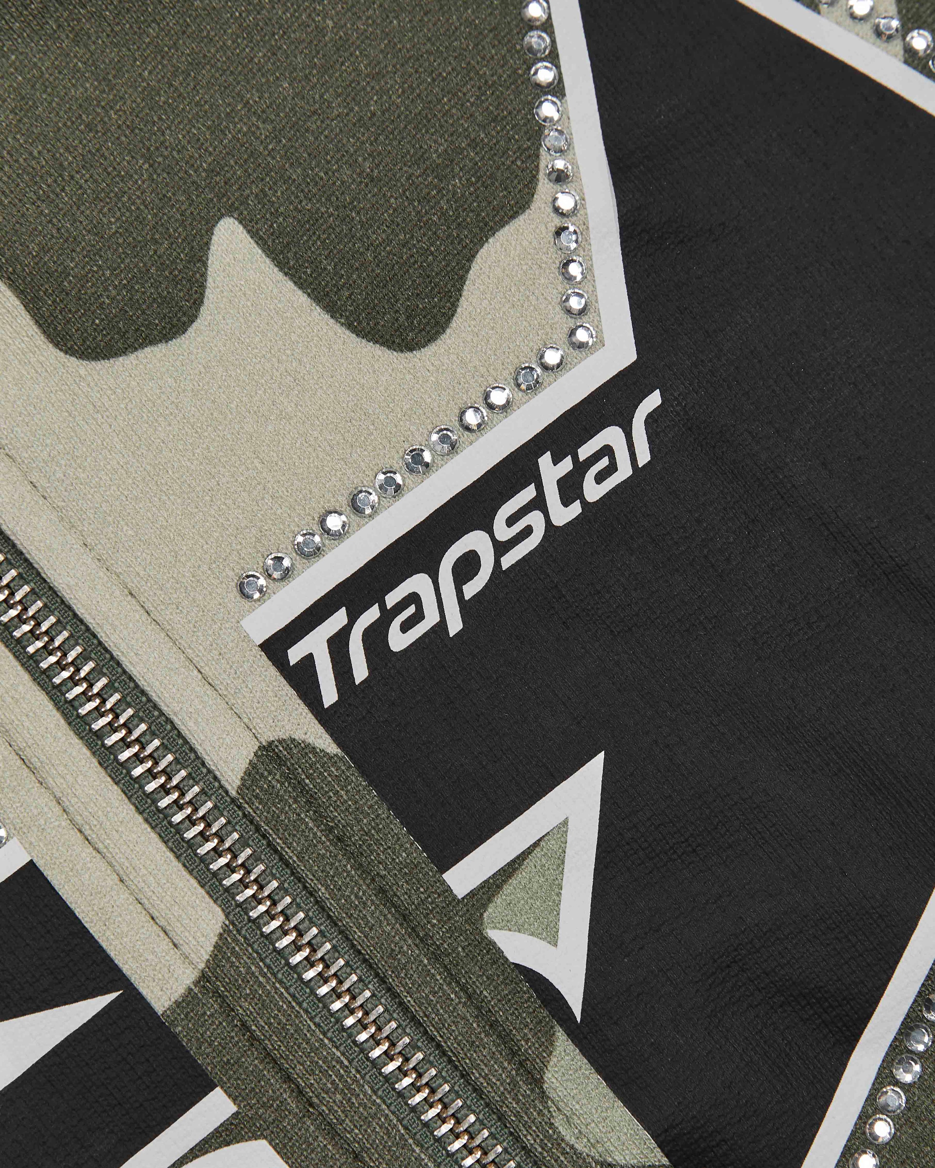 Trapstar TS Star Camo Hoodie - Green