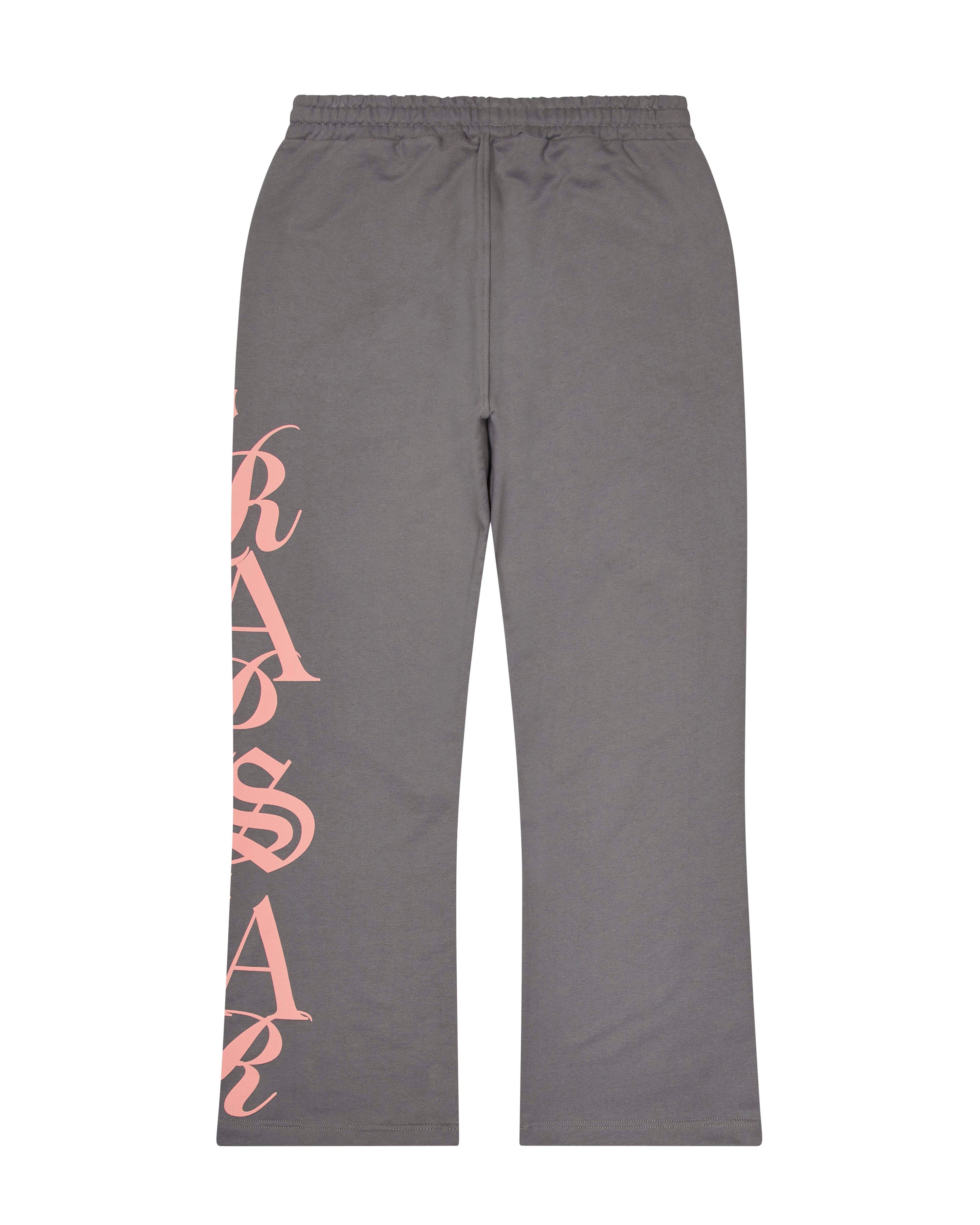 Trapstar Script Jogger - Grey/Pink