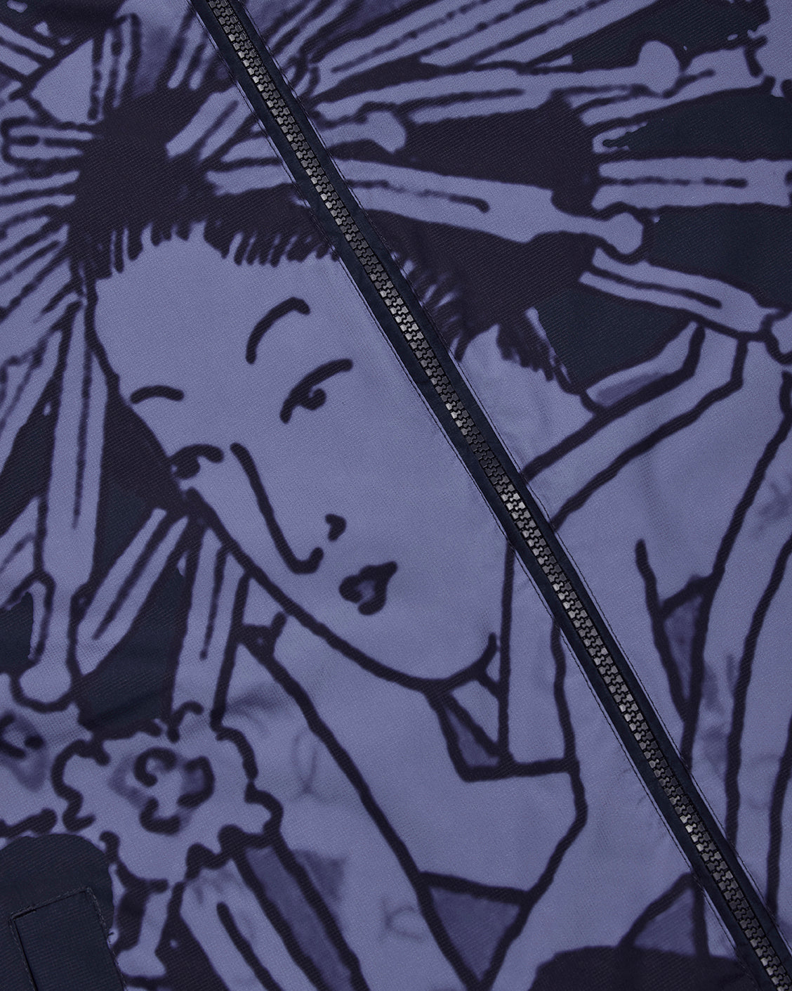 Trapstar x Ed Hardy Geisha Windbreaker - Purple