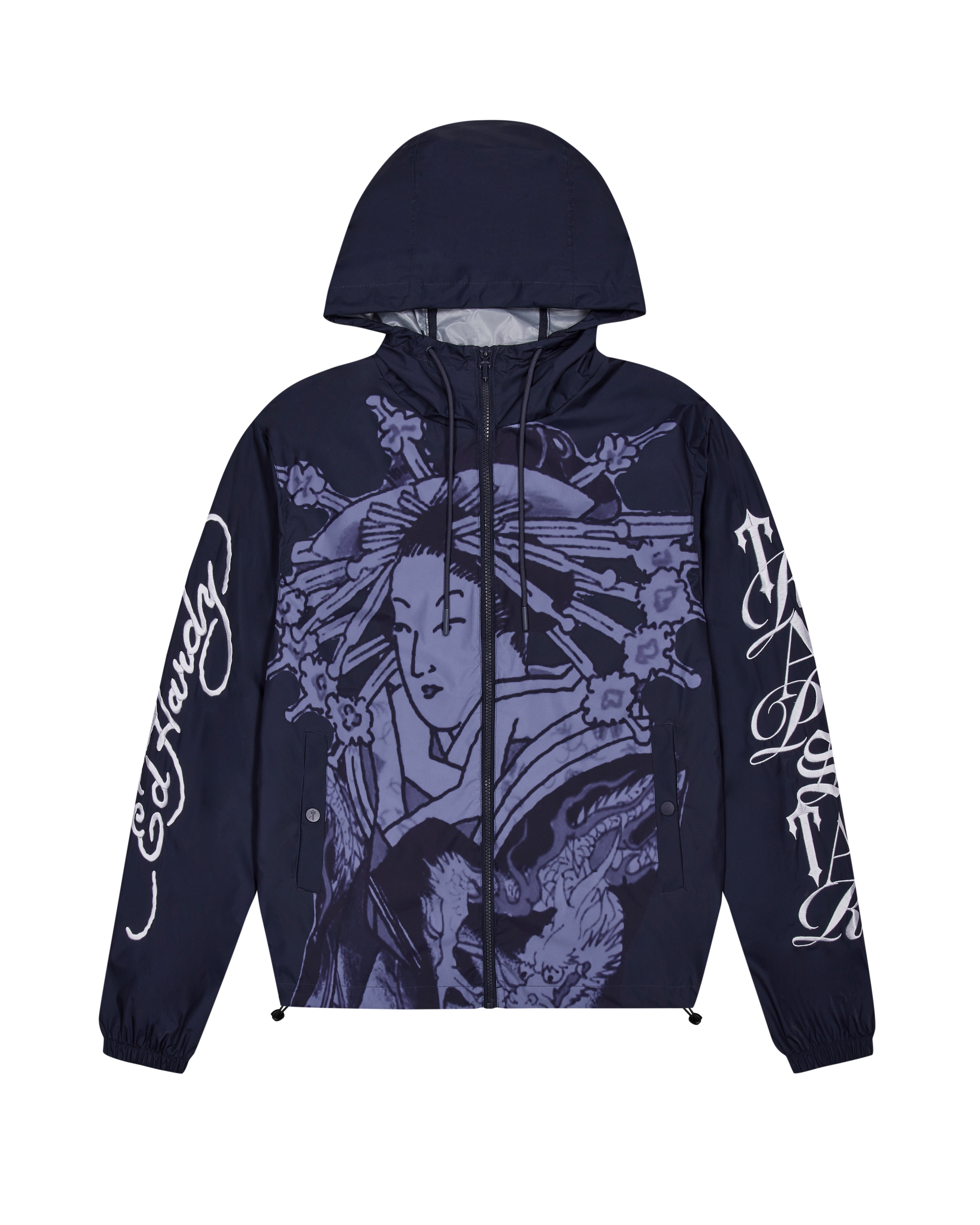 Trapstar x Ed Hardy Geisha Windbreaker - Purple