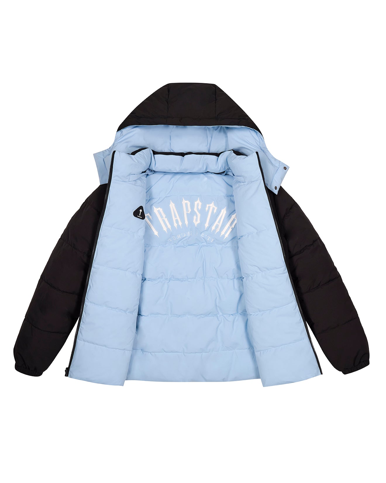AW25 Irongate Arch Reversible Puffer - Black/Light Blue