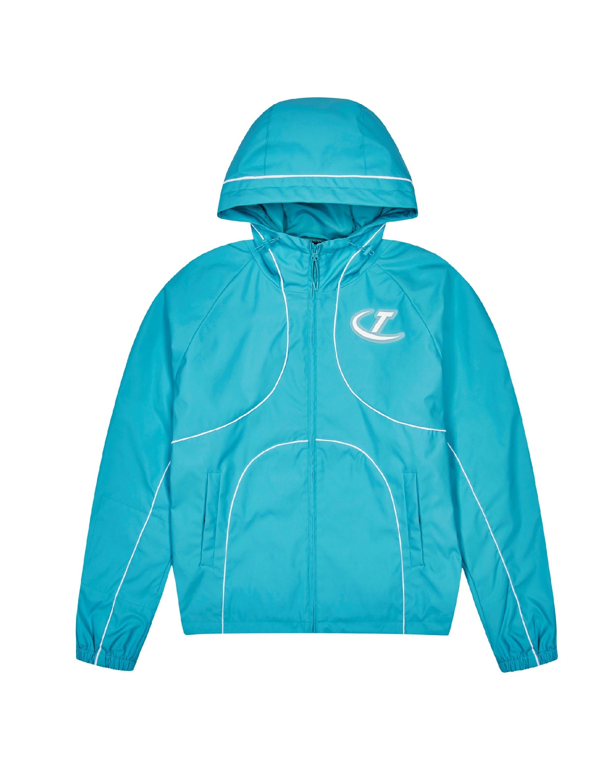 Hyperdrive Piped Padded Windbreaker - Teal