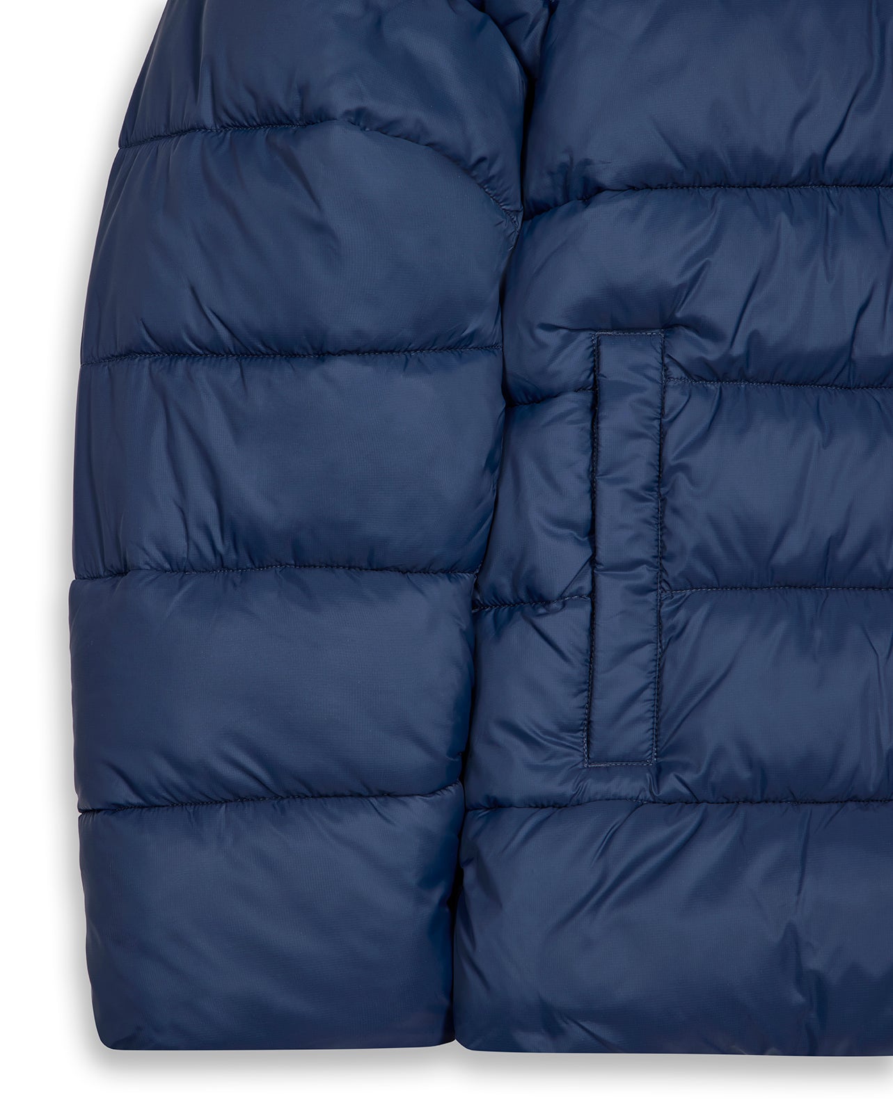 It's A Secret Hooded Puffer - Navy