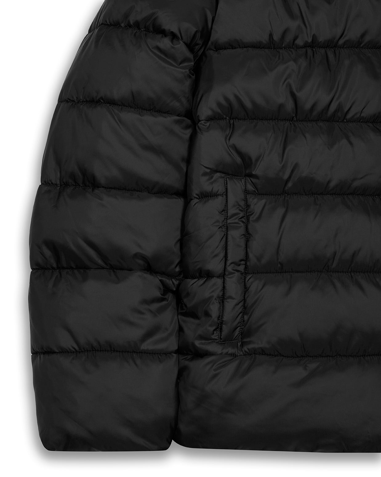 It's A Secret Hooded Puffer - Black
