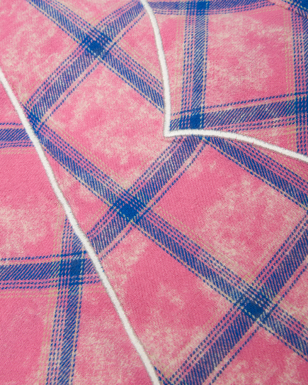 Script Flannel Shirt - Pink
