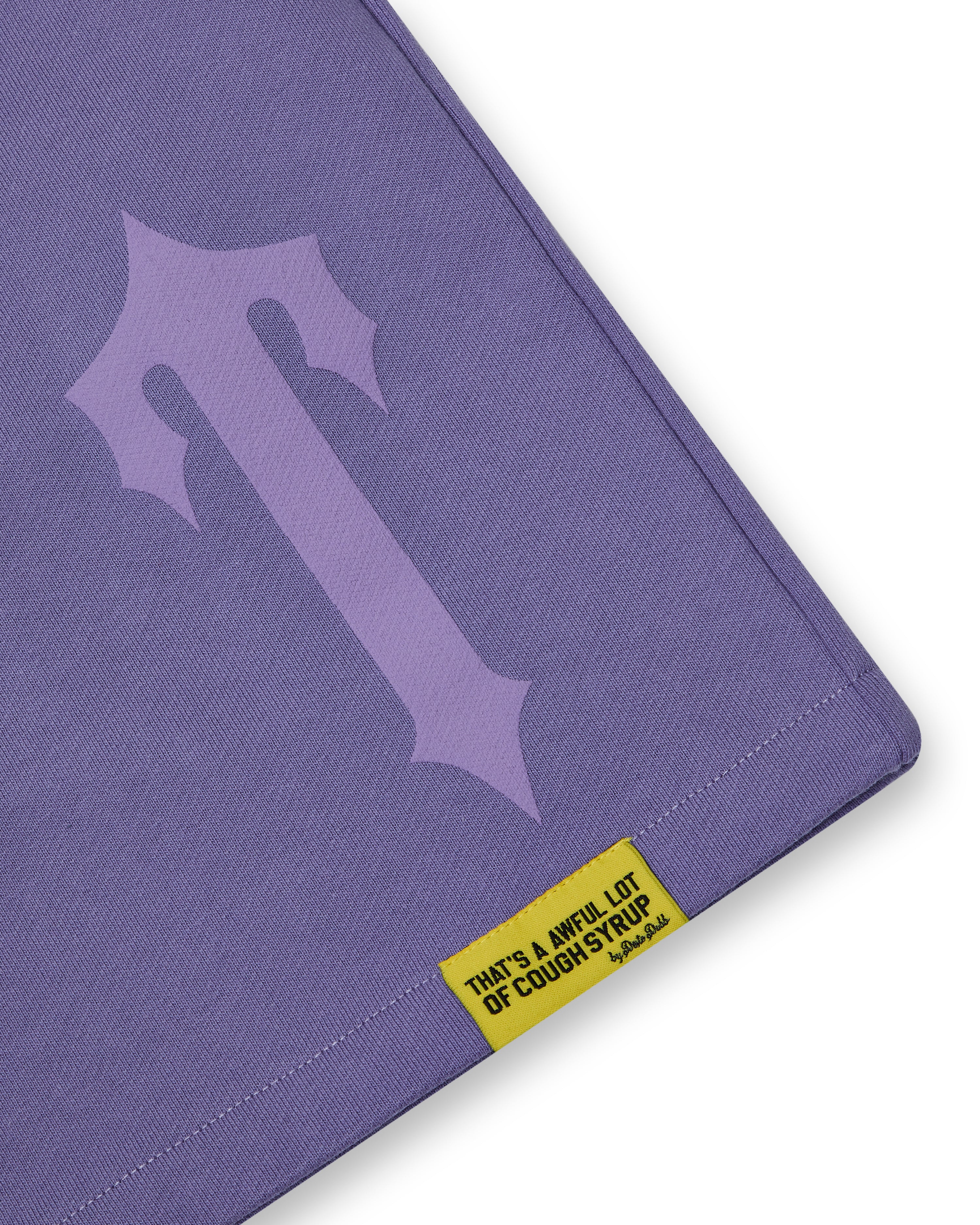 Trapstar x Cough Syrup Puff Shorts - Purple