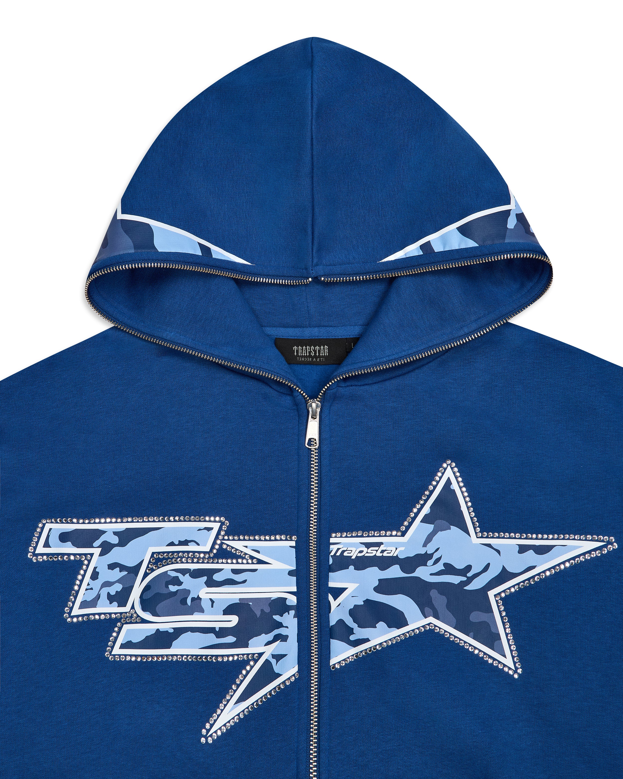 TS Star Rhinestone Tracksuit - Blue