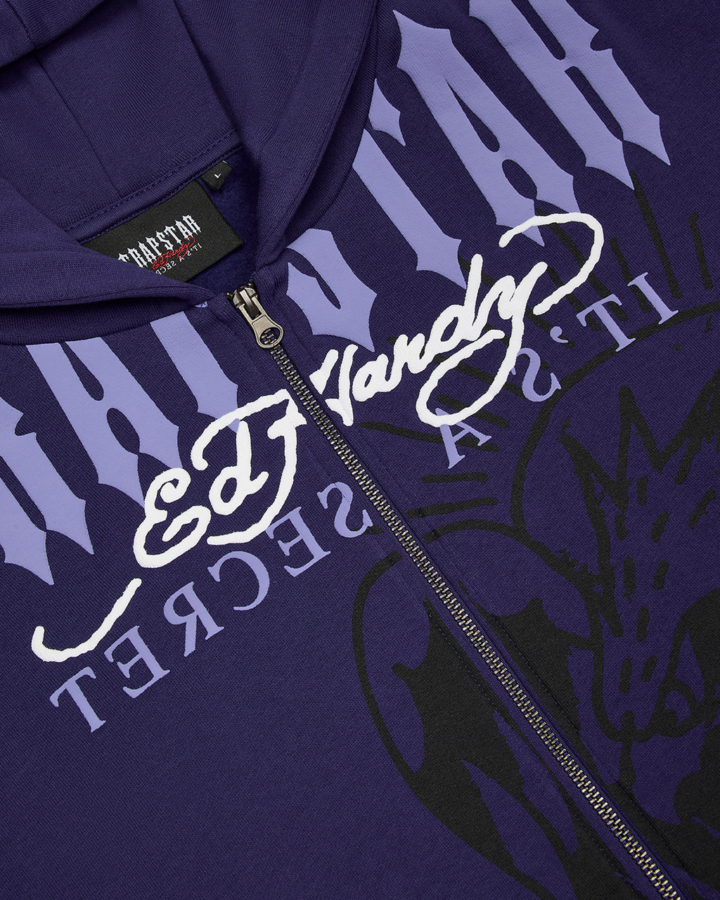 Trapstar x Ed Hardy DBD Hoodie - Navy