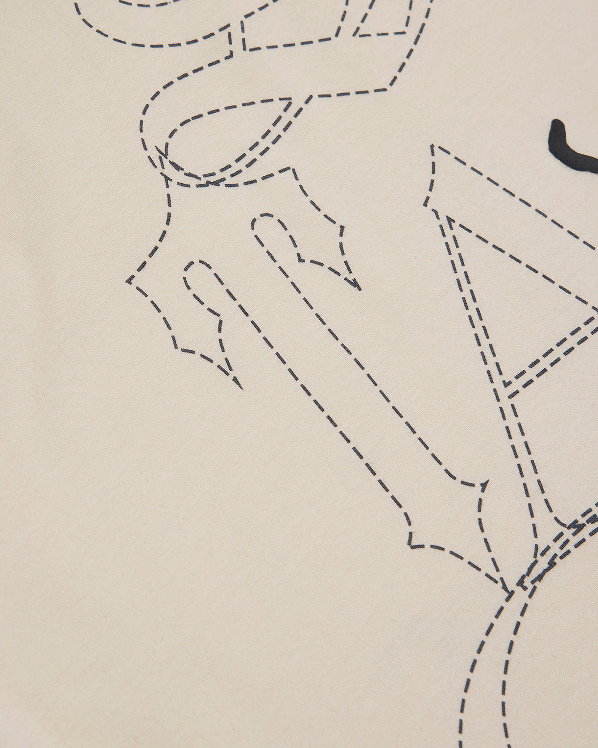 Trapstar x Ed Hardy Hell Cat Tee - Natural