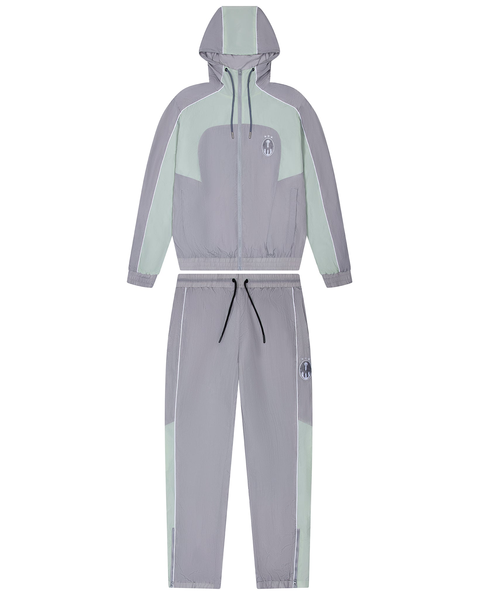 Irongate Panelled Shell Tracksuit - Grey