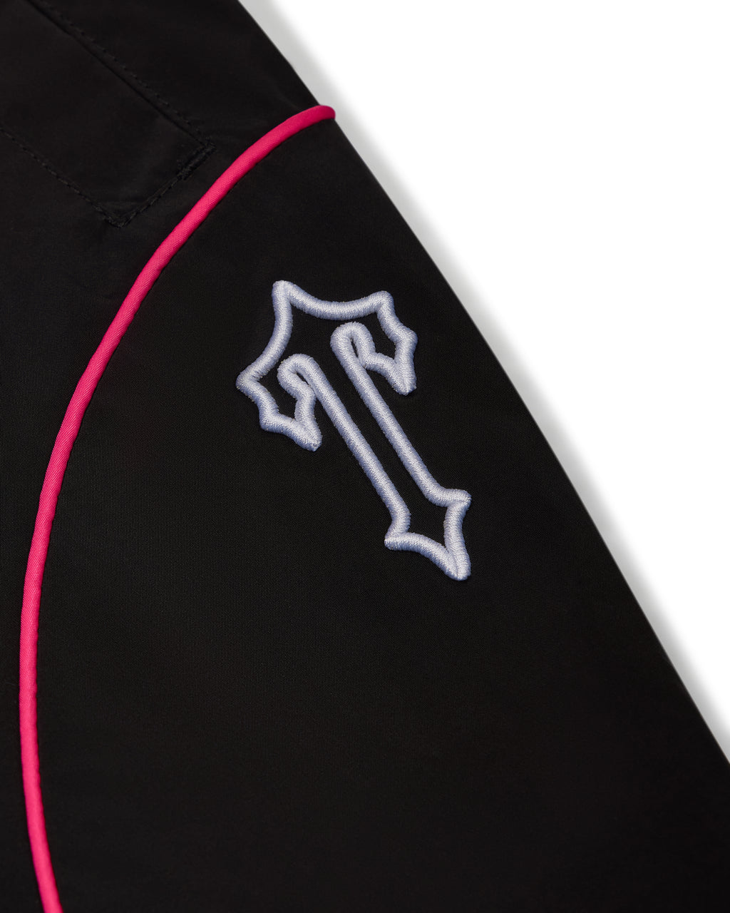 Foundation Shell Tracksuit - Black/Pink