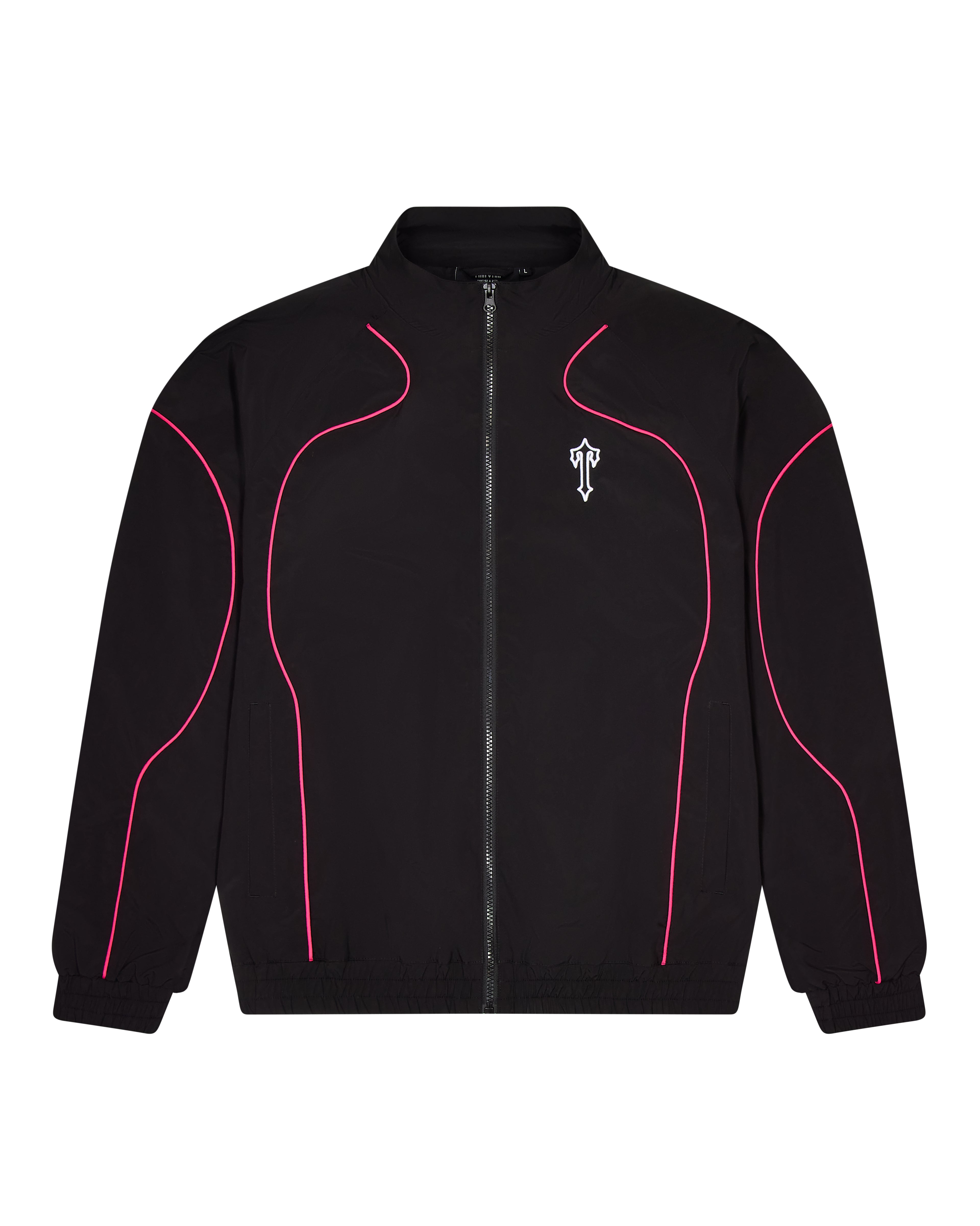 Foundation Shell Tracksuit - Black/Pink