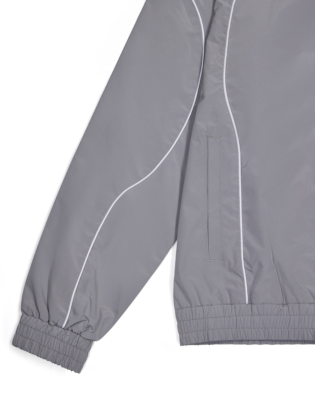 Foundation Shell Tracksuit - Grey/Silver