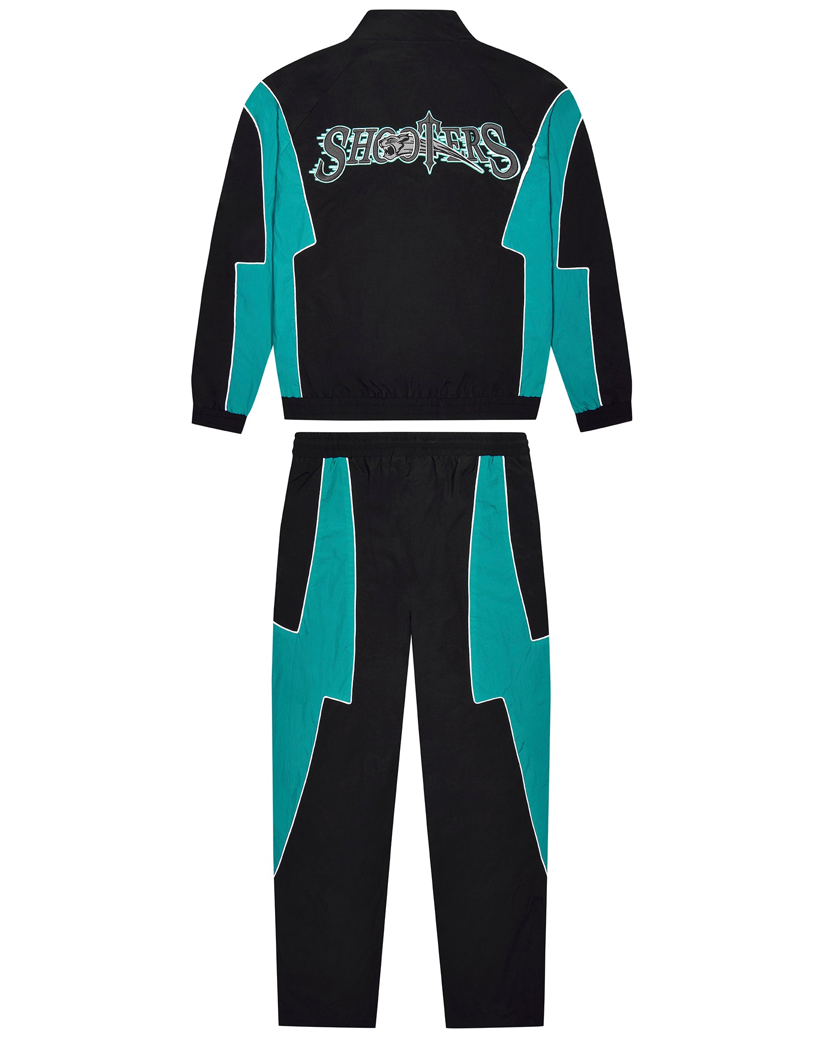 PRE ORDER Shooters 2.0 Shell Tracksuit - Black/Teal