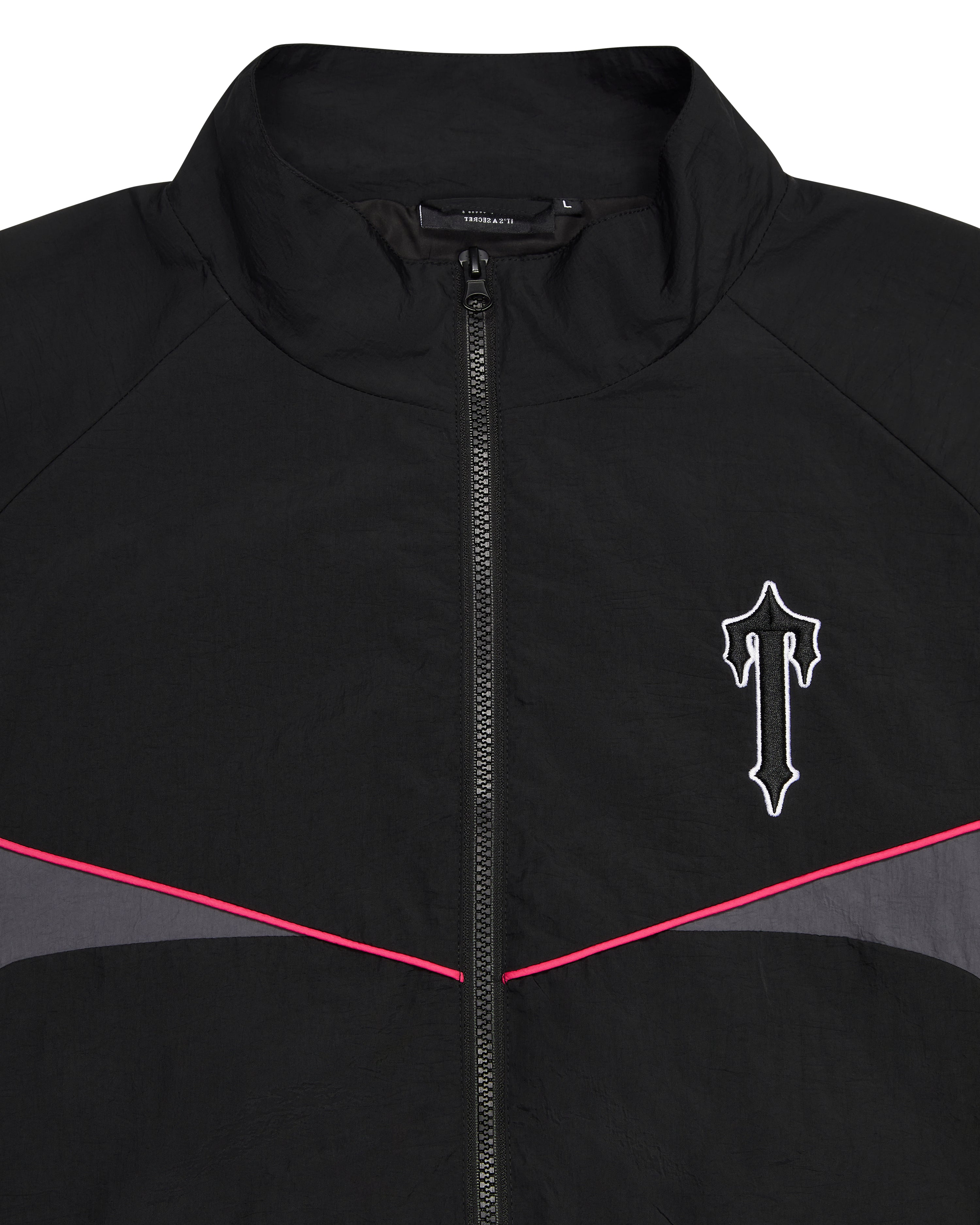 Irongate Shell Tracksuit - Black/Pink