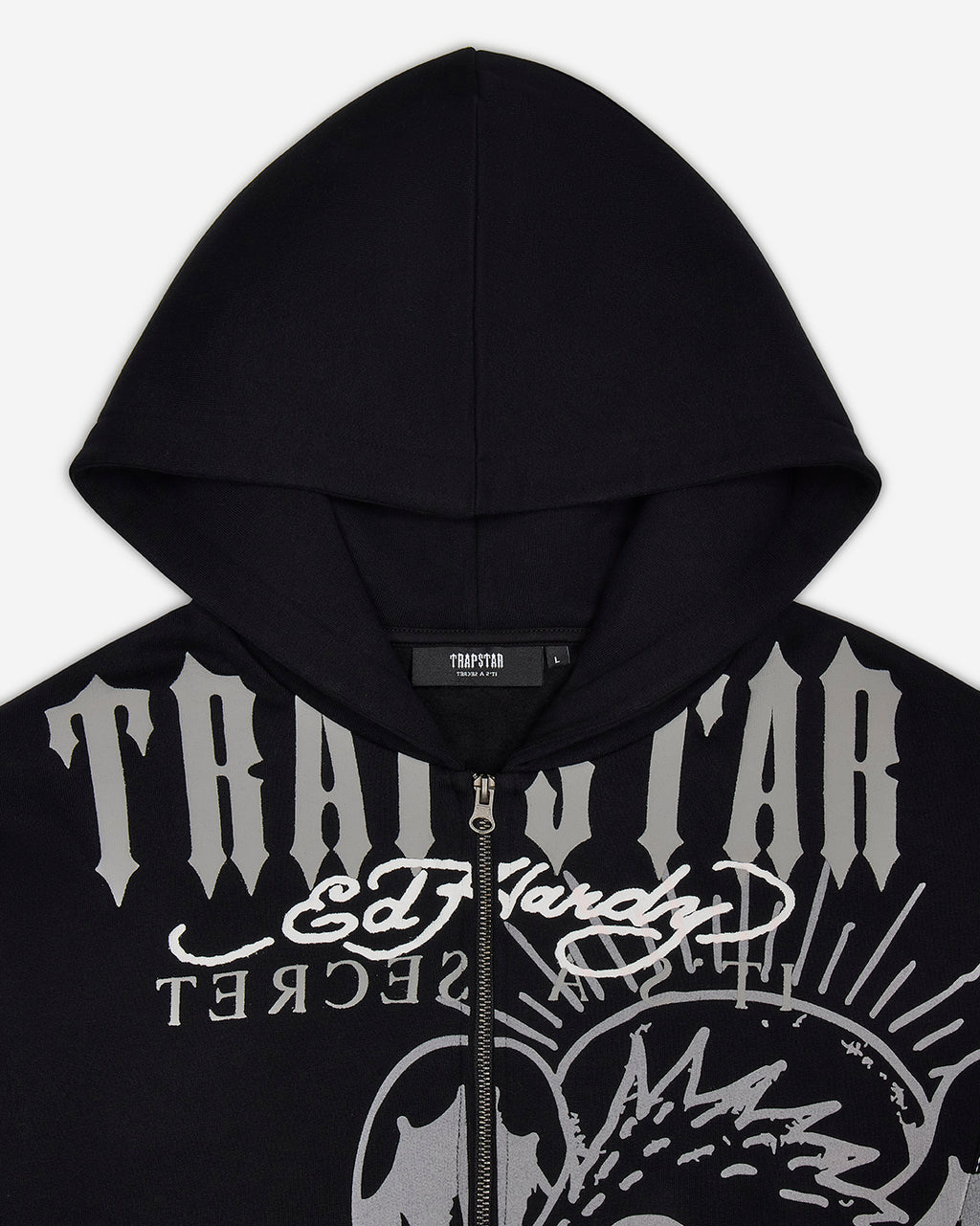 Trapstar x Ed Hardy DBD Hoodie - Black