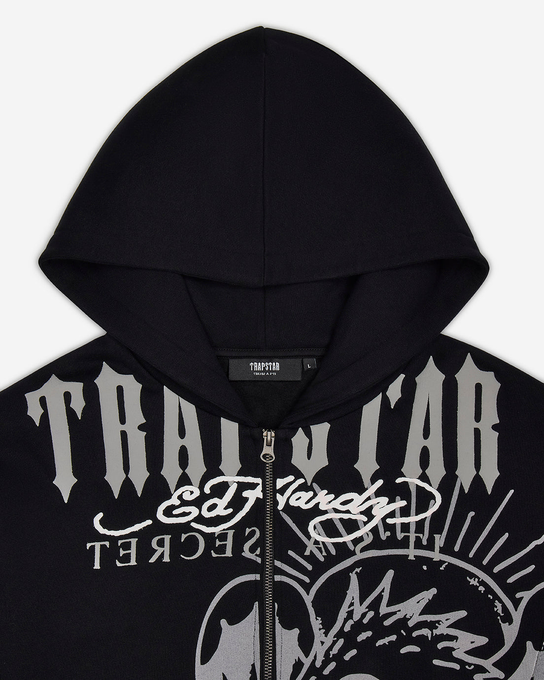 Trapstar x Ed Hardy DBD Hoodie - Black