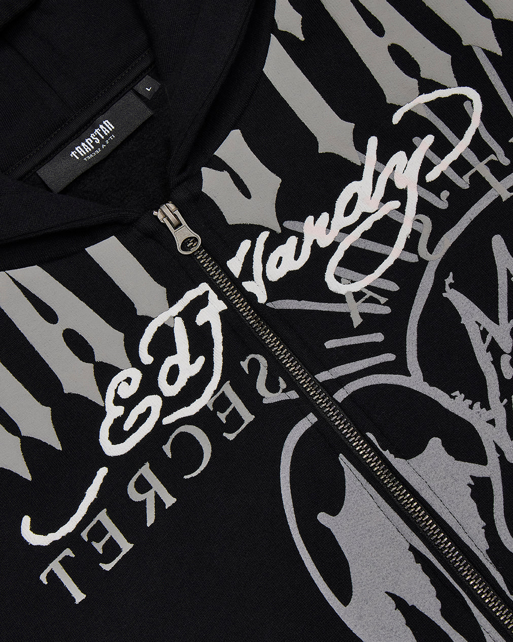 Trapstar x Ed Hardy DBD Hoodie - Black