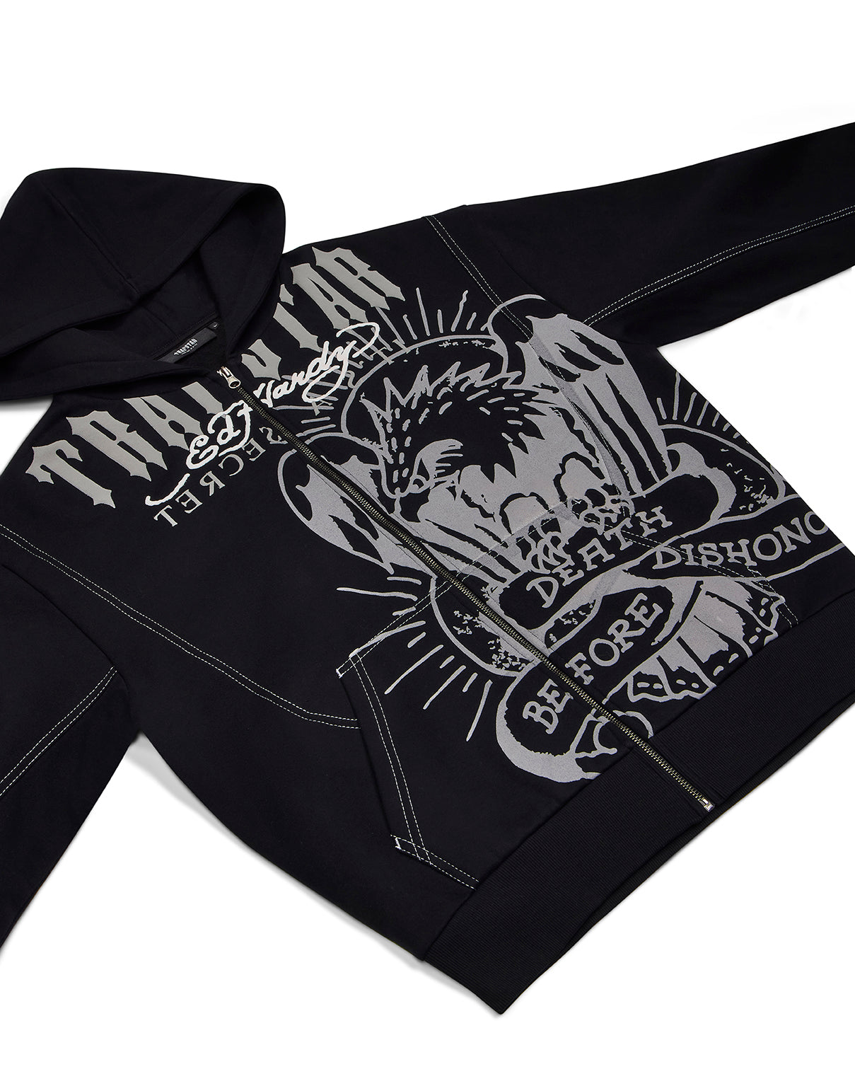 Trapstar x Ed Hardy DBD Hoodie - Black