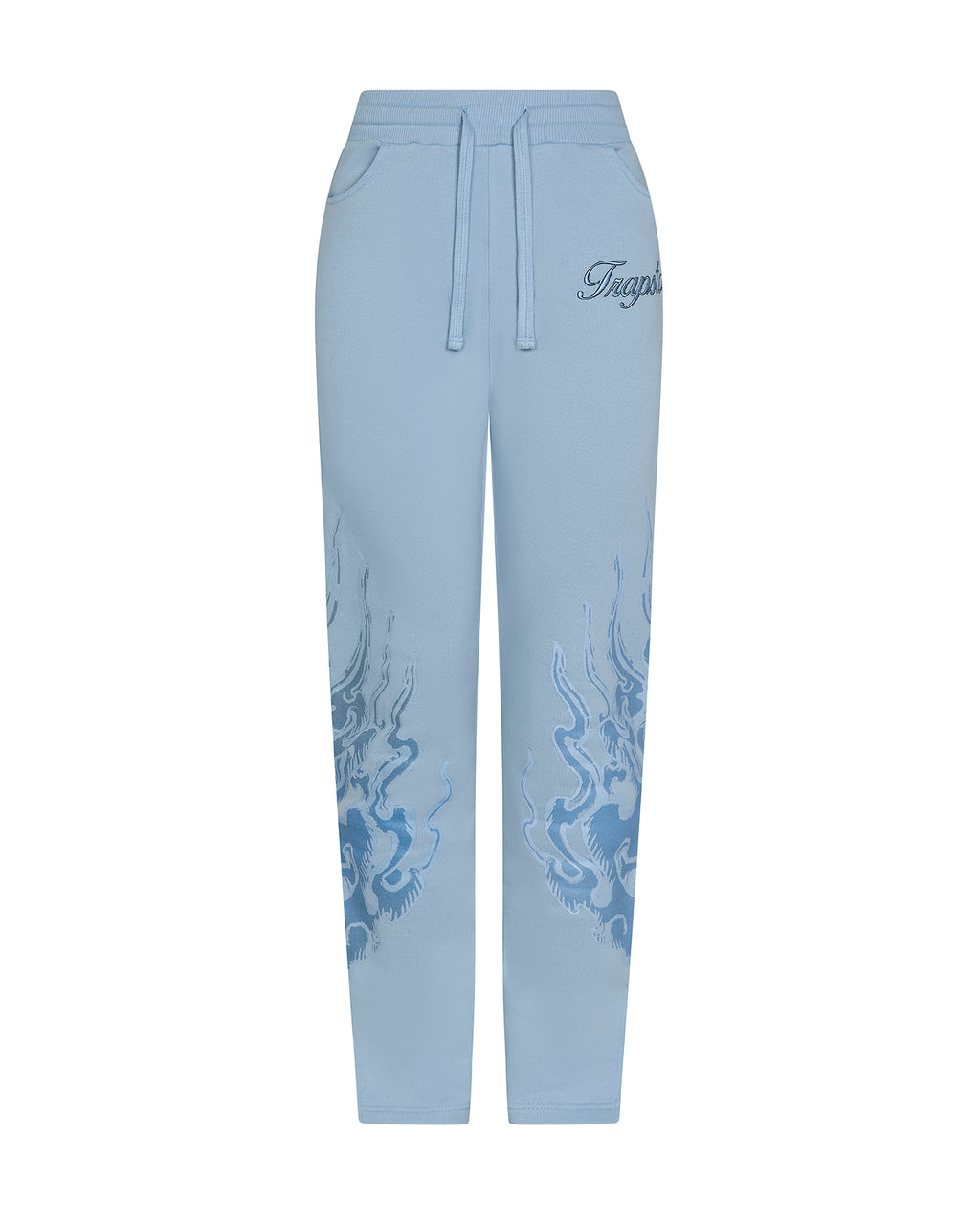 Trapstar x Ed Hardy Women's Love On Fire Jogger - Baby Blue