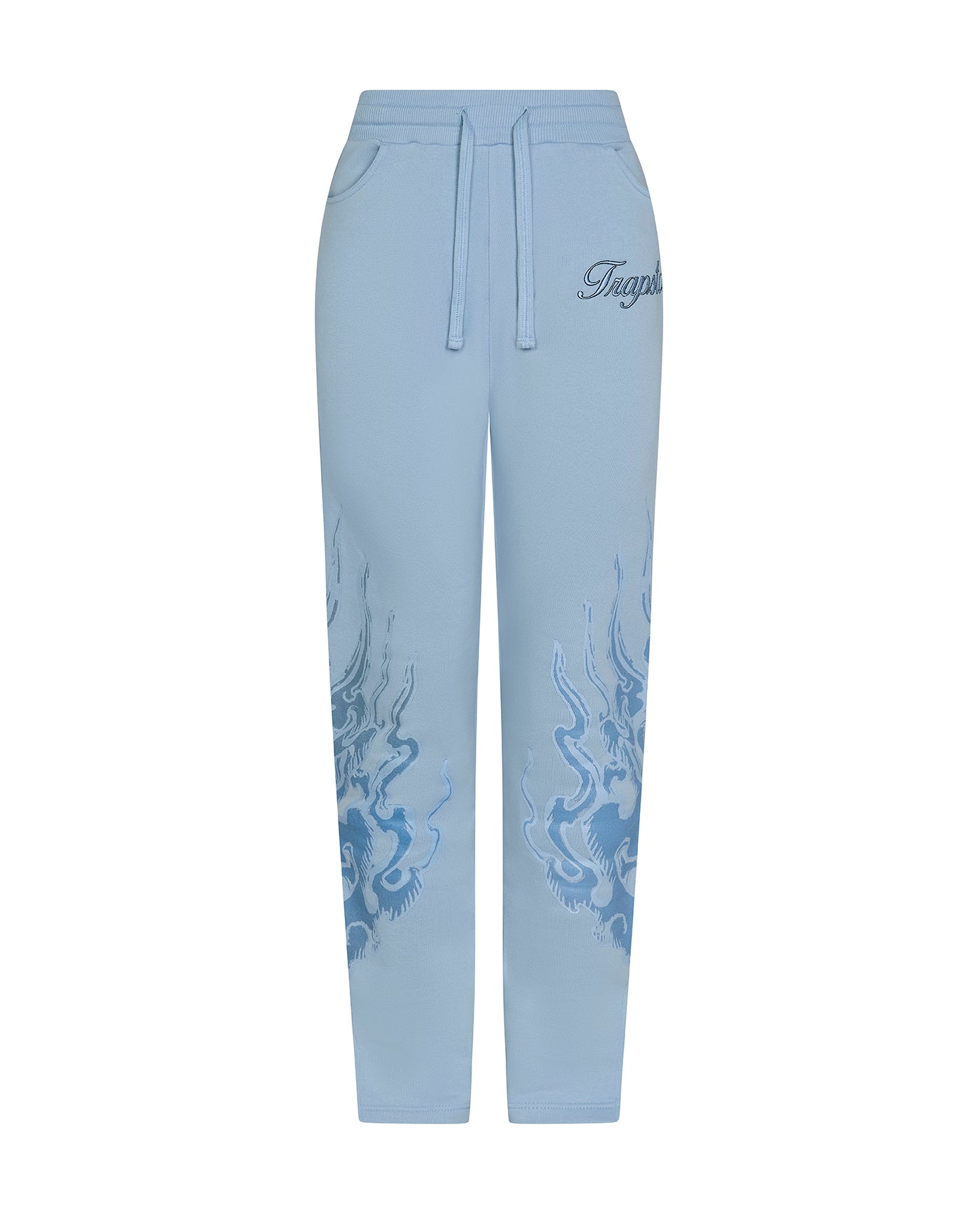 Trapstar x Ed Hardy Women's Love On Fire Jogger - Baby Blue