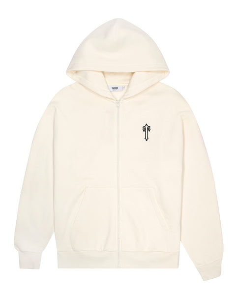 Foundation Zip Through Hoodie - Natural – Trapstar London