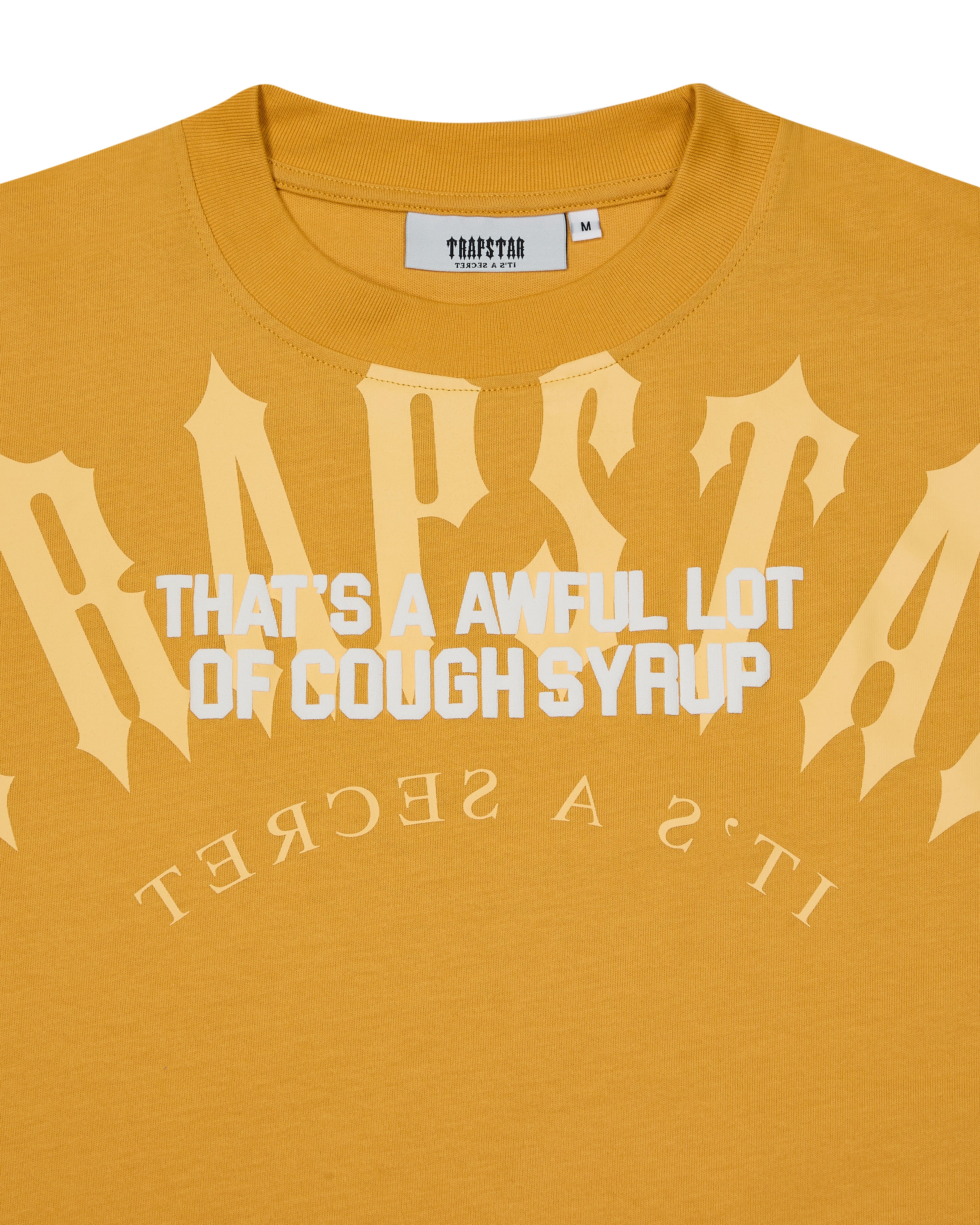 Trapstar x Cough Syrup Arch Tee - Yellow* – Trapstar London