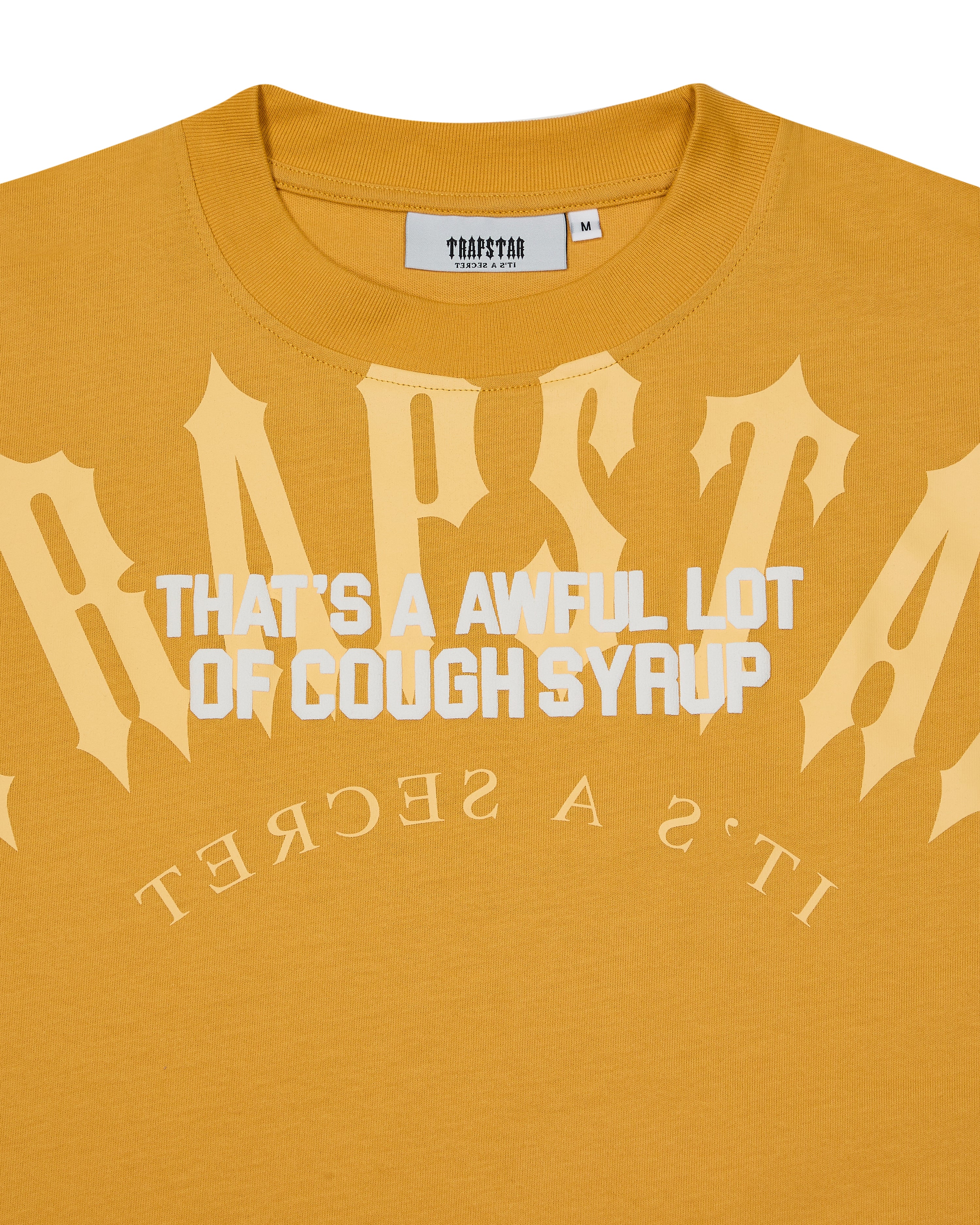 Trapstar x Cough Syrup Arch Tee - Yellow