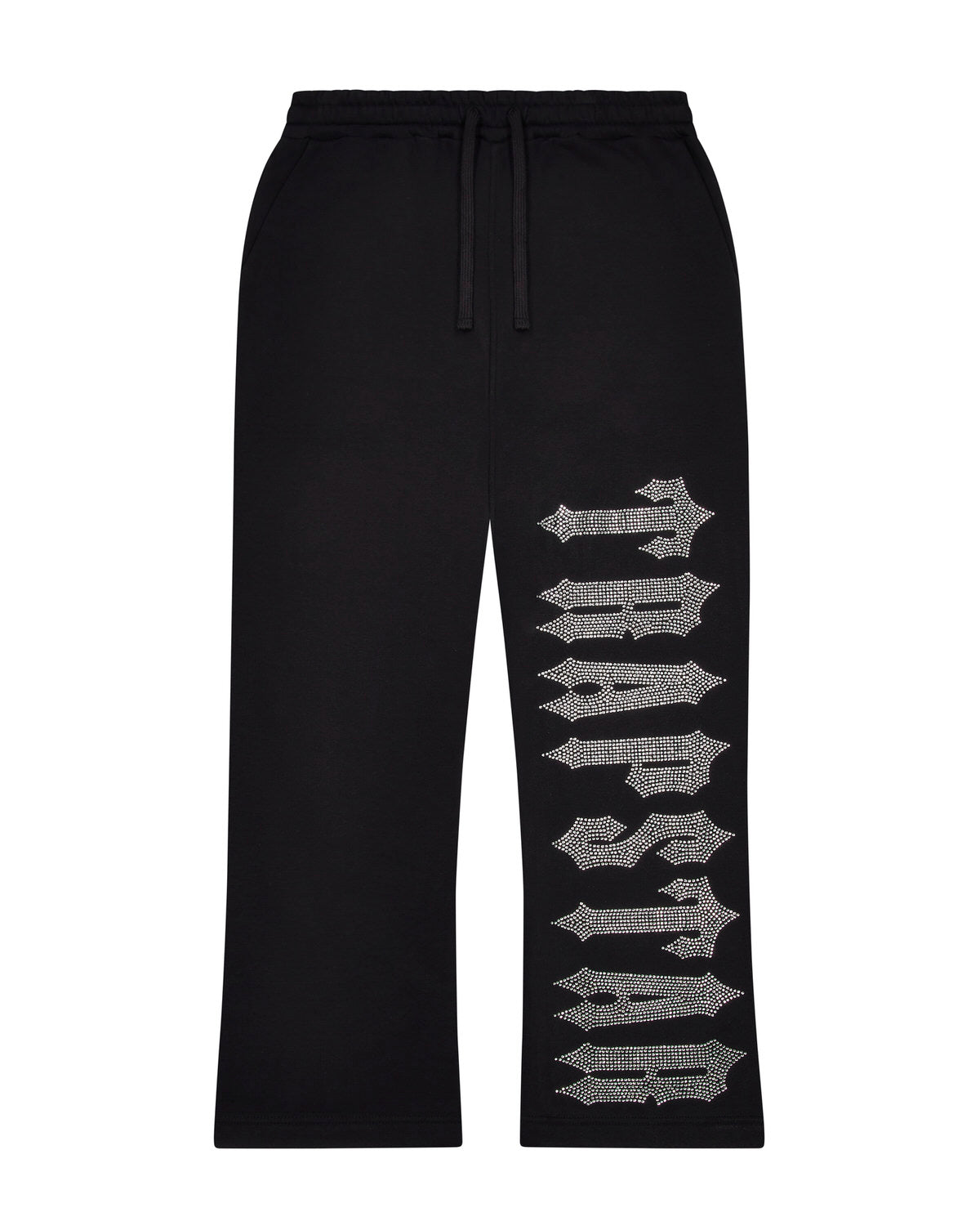 Decoded Skull Diamante Jogger - Black