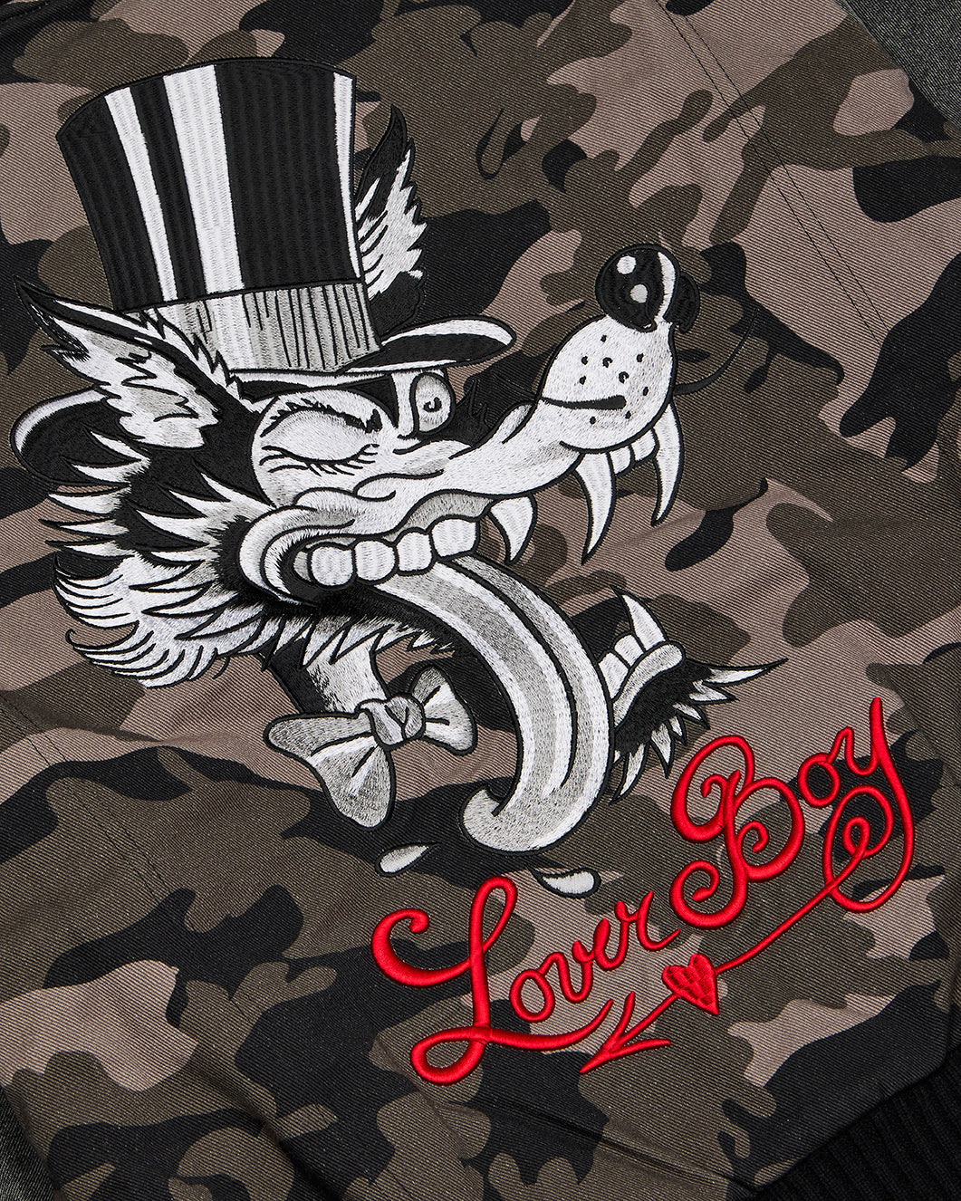 Trapstar x Ed Hardy Lover Boy MA Jacket - Black