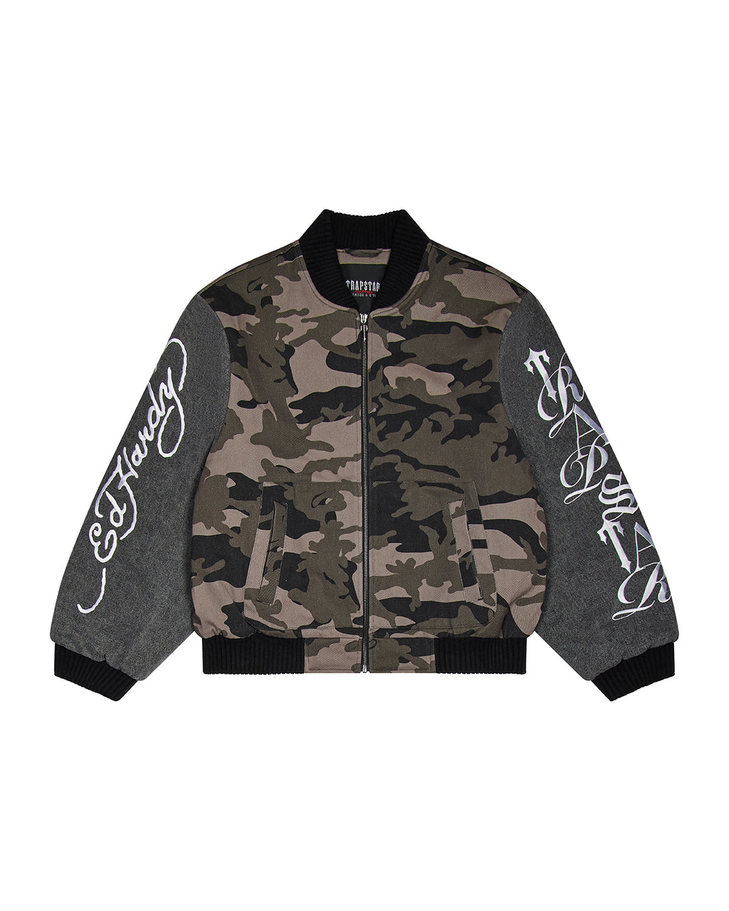 Trapstar x Ed Hardy Lover Boy MA Jacket - Black