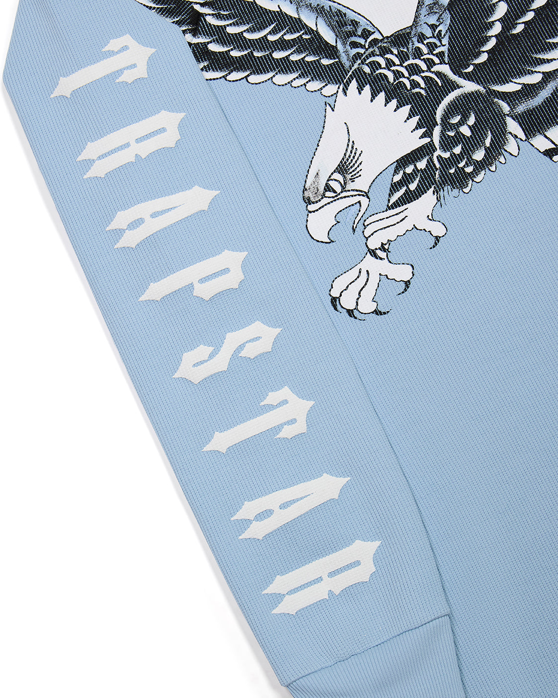 Trapstar x Ed Hardy Waffle LS Top - Light Blue