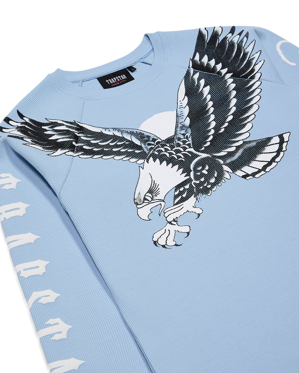 Trapstar x Ed Hardy Waffle LS Top - Light Blue