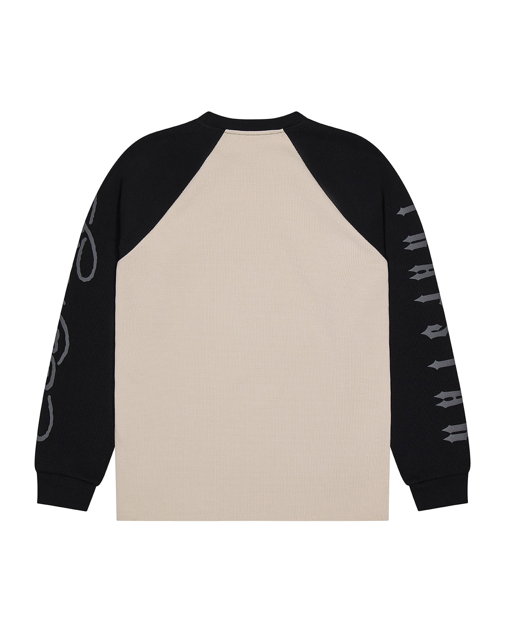 Trapstar x Ed Hardy Waffle LS Top - Natural/Black