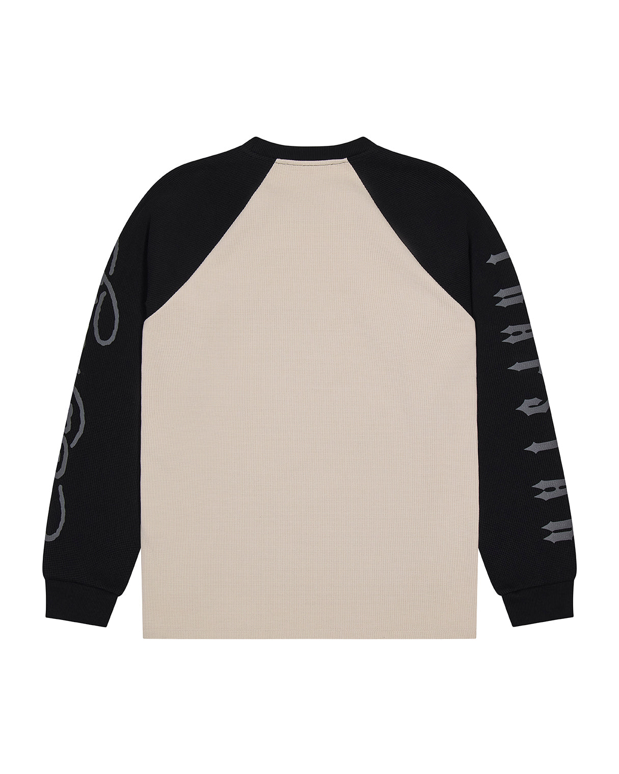 Trapstar x Ed Hardy Waffle LS Top - Natural/Black