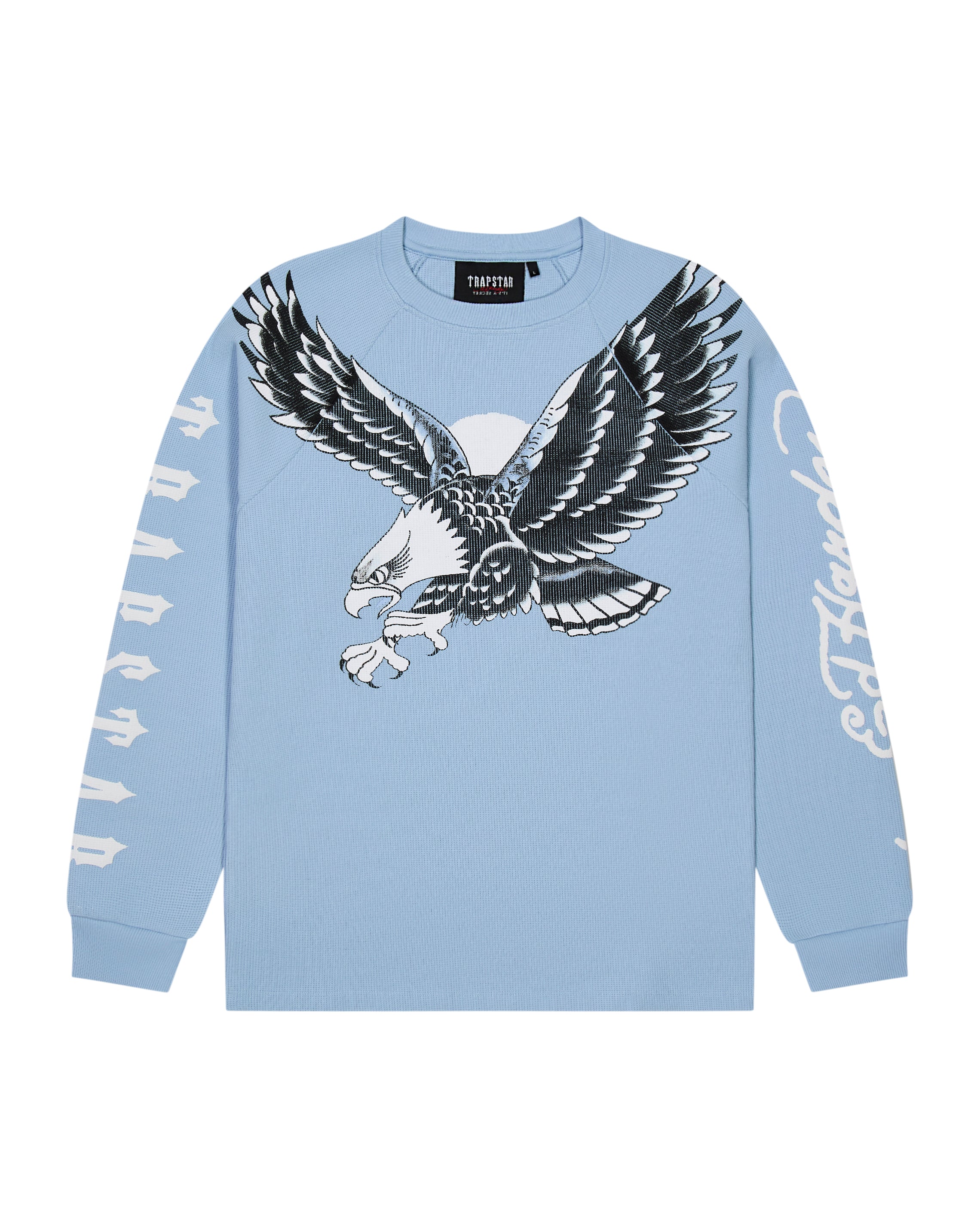 Trapstar x Ed Hardy Waffle LS Top - Light Blue