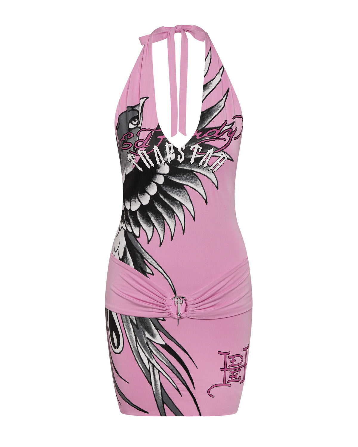 Trapstar x Ed Hardy Dress - Pink