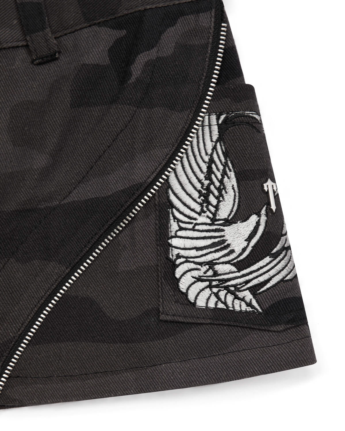 Trapstar x Ed Hardy Skirt - Black Camo