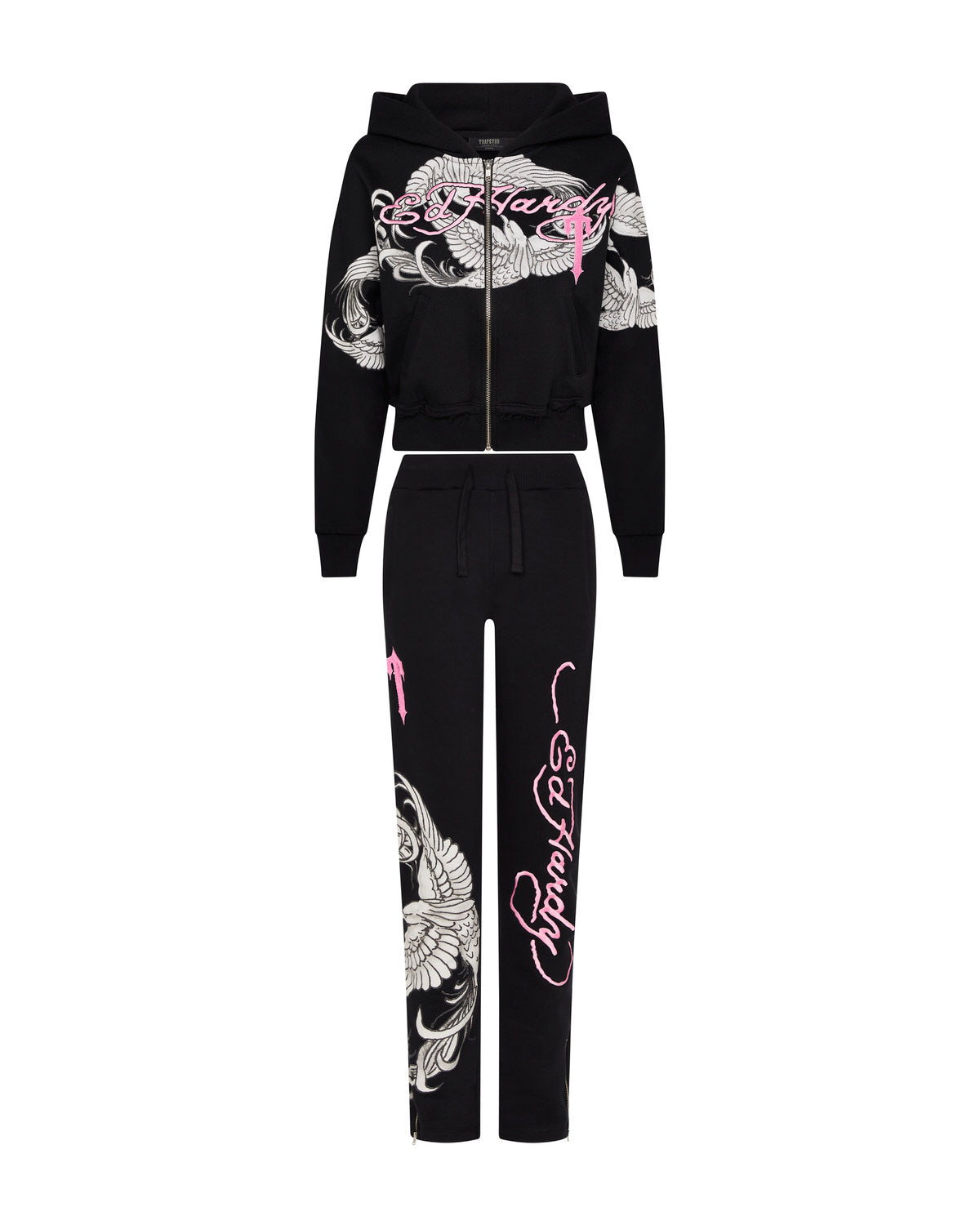 PRE-ORDER Trapstar x Ed Hardy Women's Jogger - Black/Pink