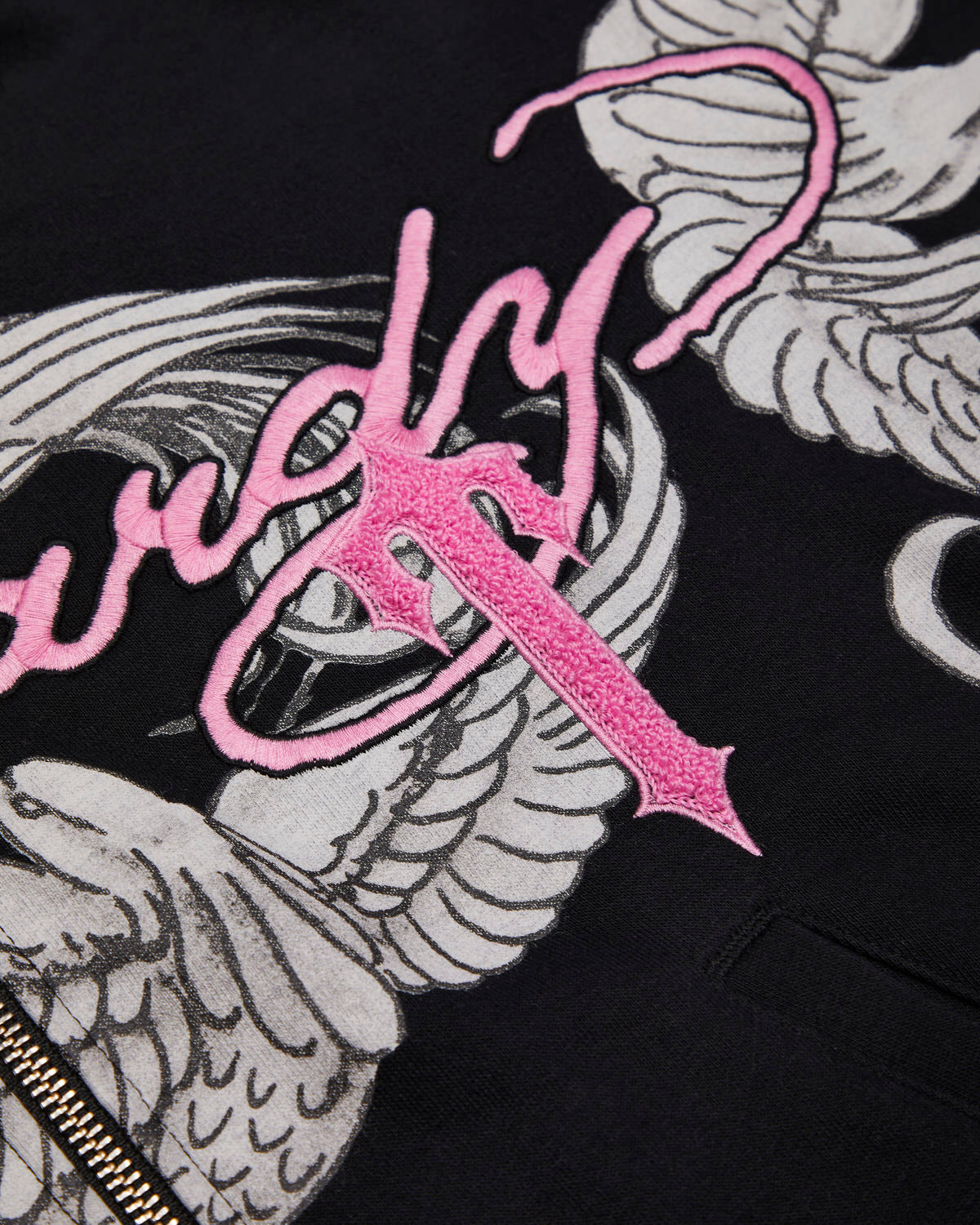 PRE-ORDER Trapstar x Ed Hardy Women's Hoodie - Black/Pink