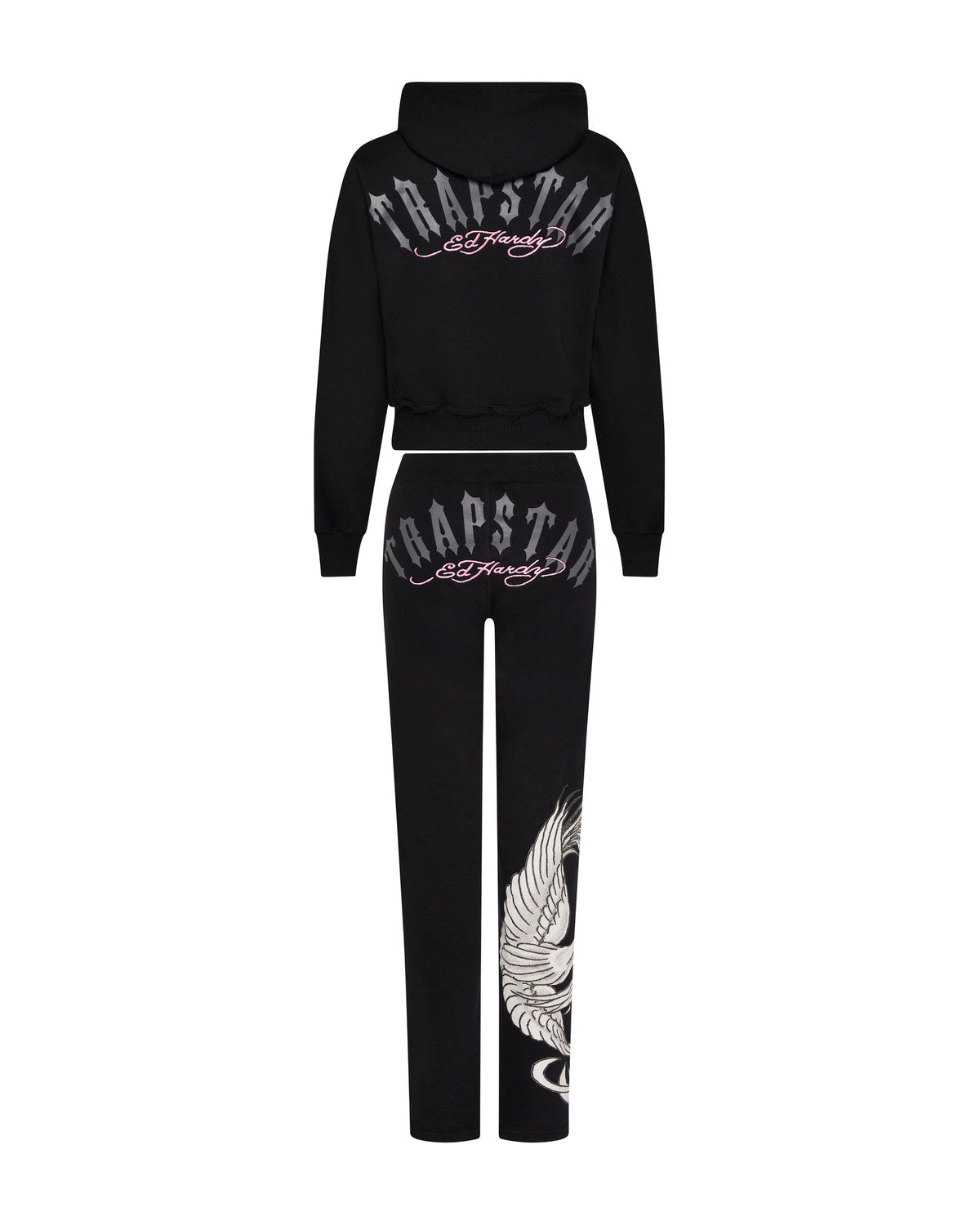 PRE-ORDER Trapstar x Ed Hardy Women's Hoodie - Black/Pink