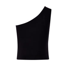 Load image into Gallery viewer, Women’s Hyperdrive One Shoulder Vest - Black/Pink