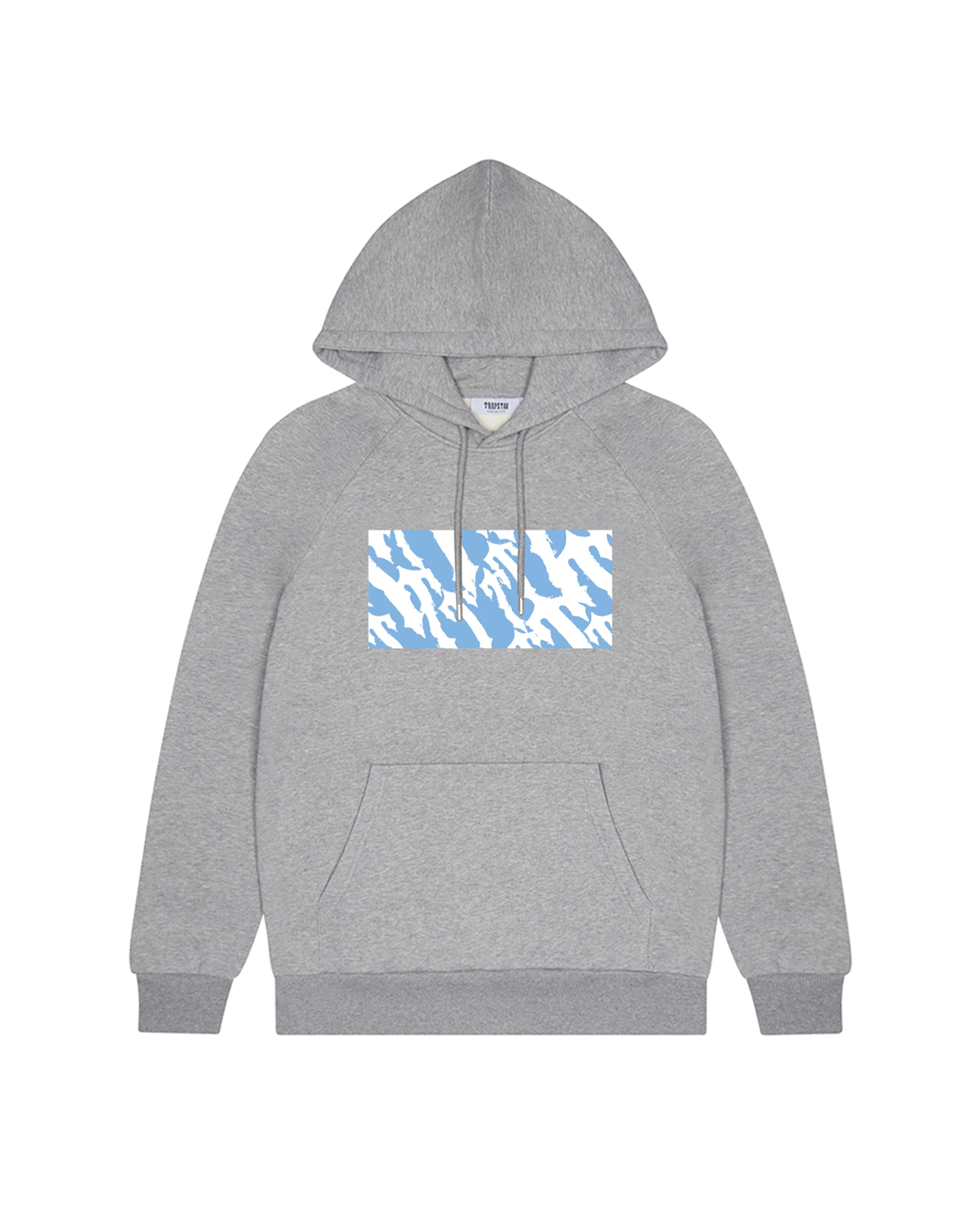 *SHIPS FROM 14/11*Wavy T Box Hoodie - Grey/Blue